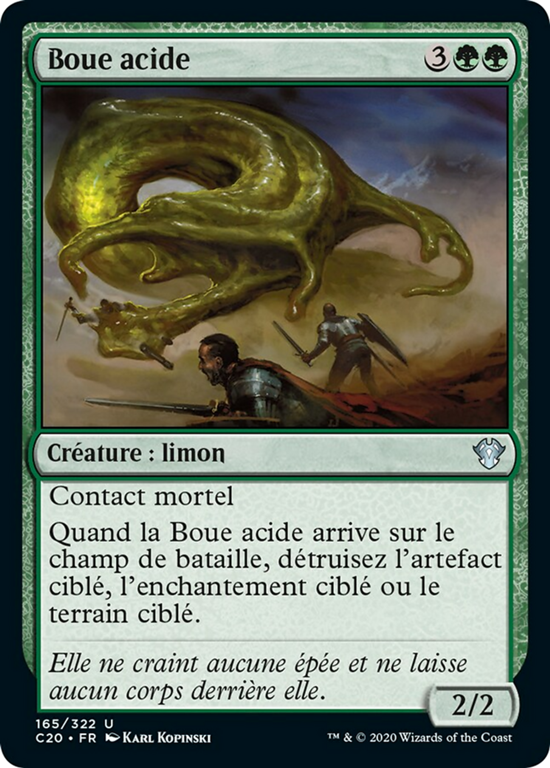 Boue acide — Commander 2020 — Magic: The Gathering