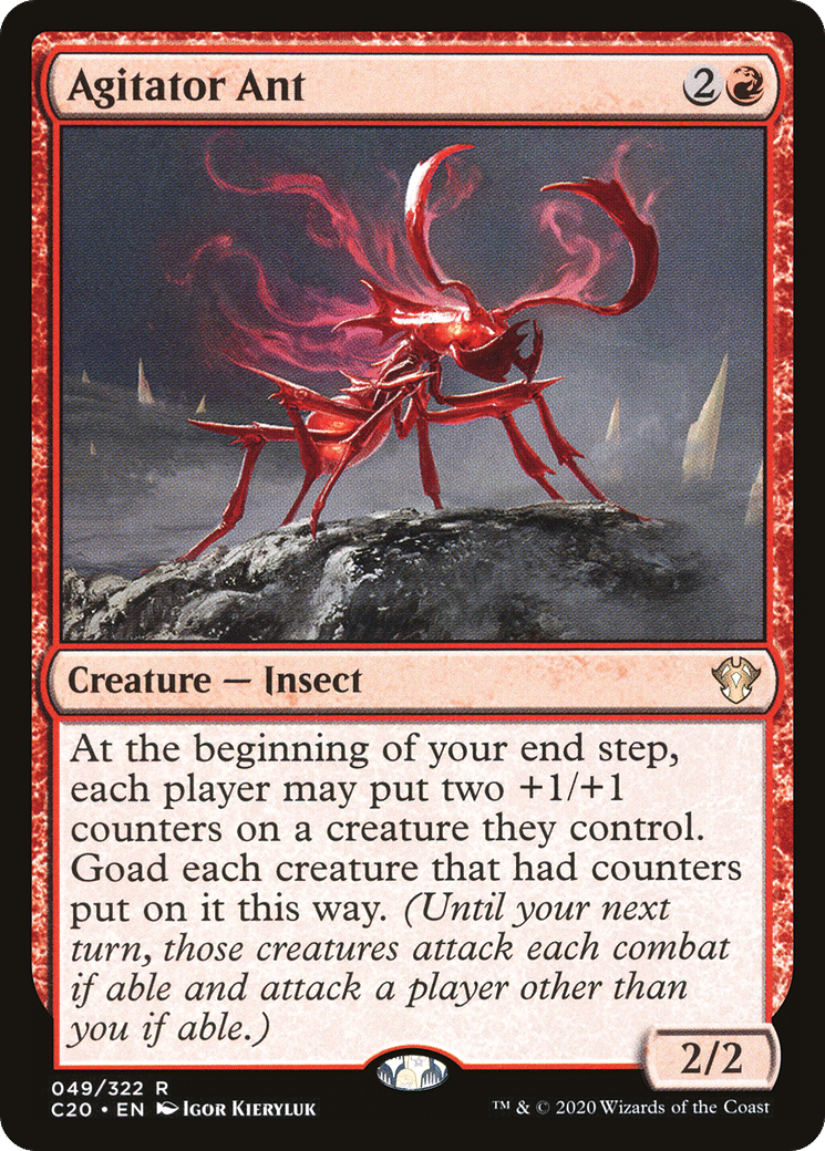 Agitator Ant — Commander 2020 — Magic: The Gathering