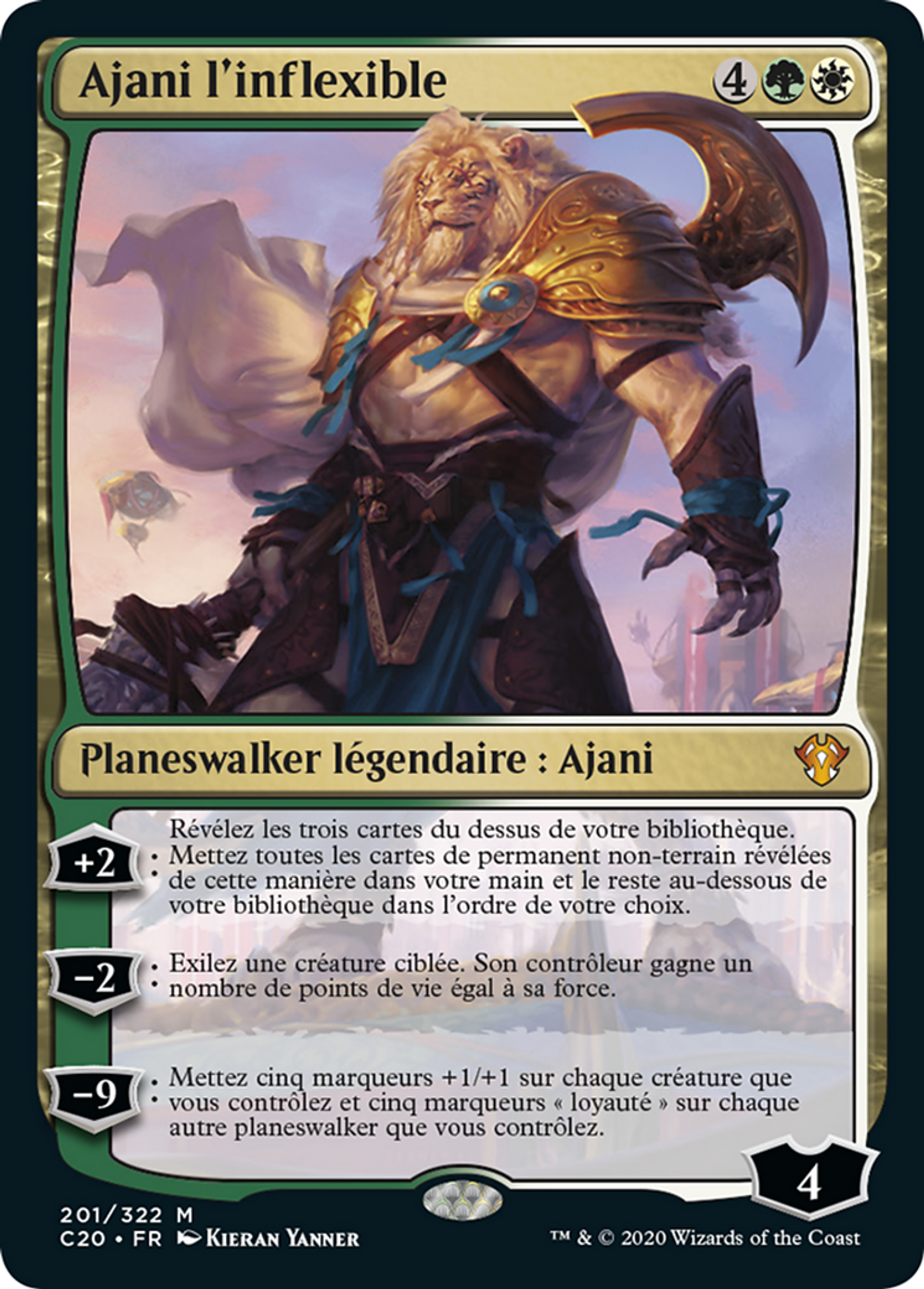 Ajani l'inflexible — Commander 2020 — Magic: The Gathering