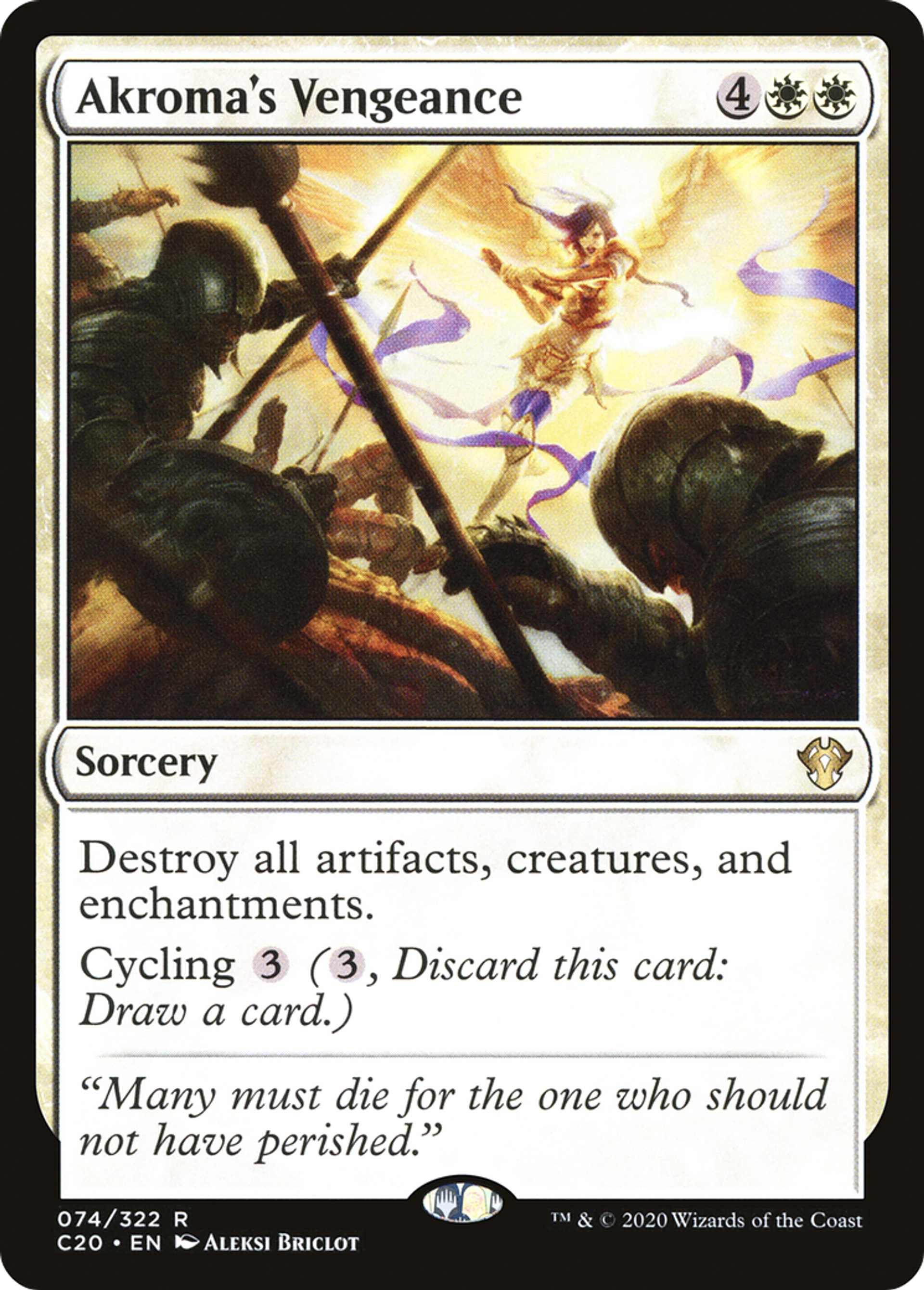 Akroma's Vengeance — Commander 2020 — Magic: The Gathering