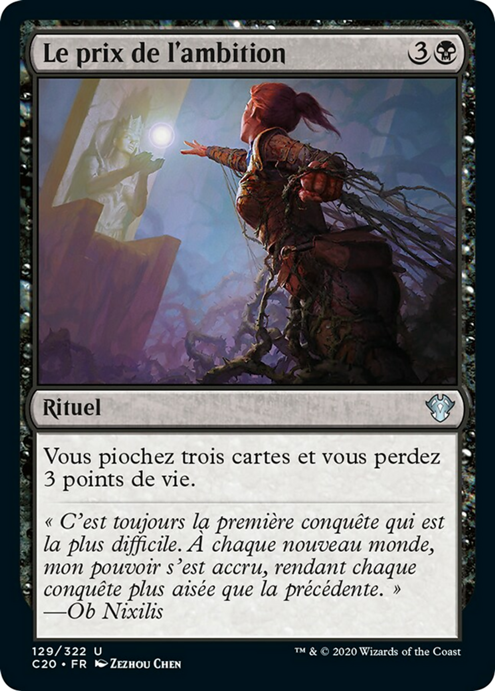 Le prix de l'ambition — Commander 2020 — Magic: The Gathering