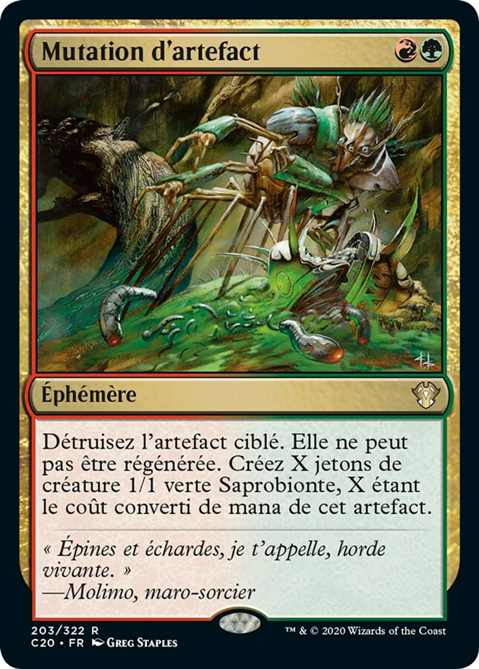 Mutation d'artefact — Commander 2020 — Magic: The Gathering