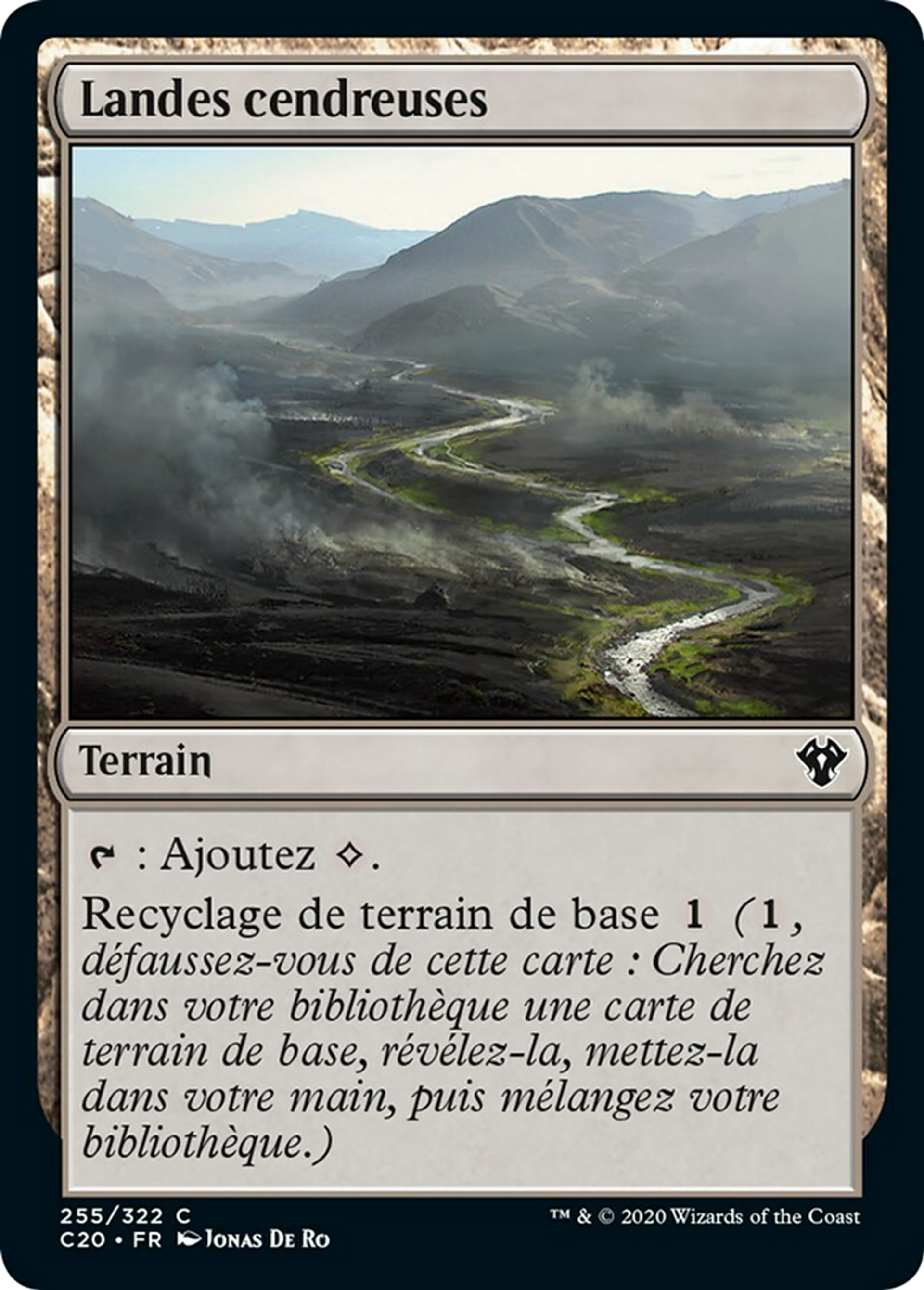 Landes cendreuses — Commander 2020 — Magic: The Gathering