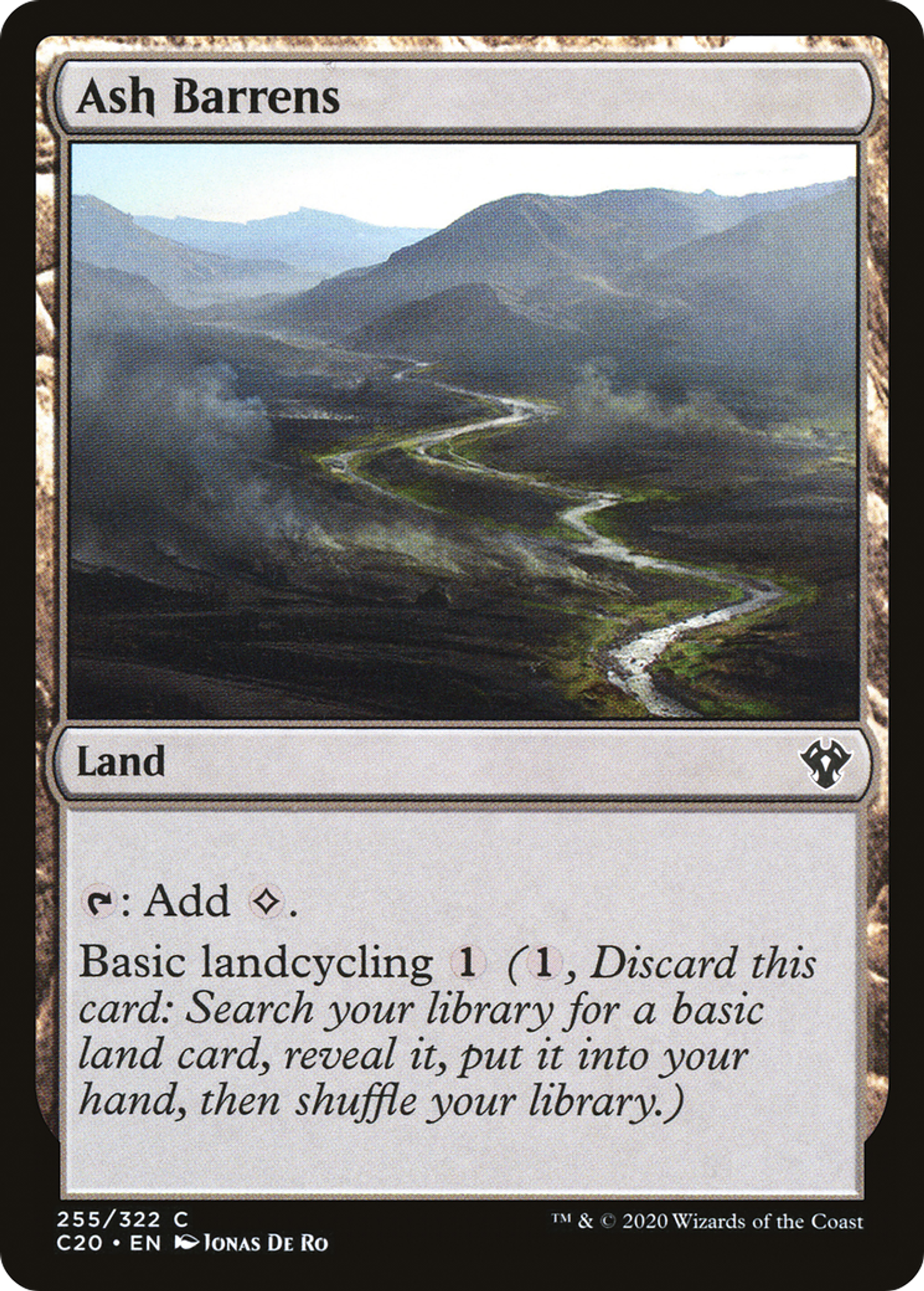 Ash Barrens — Commander 2020 — Magic: The Gathering