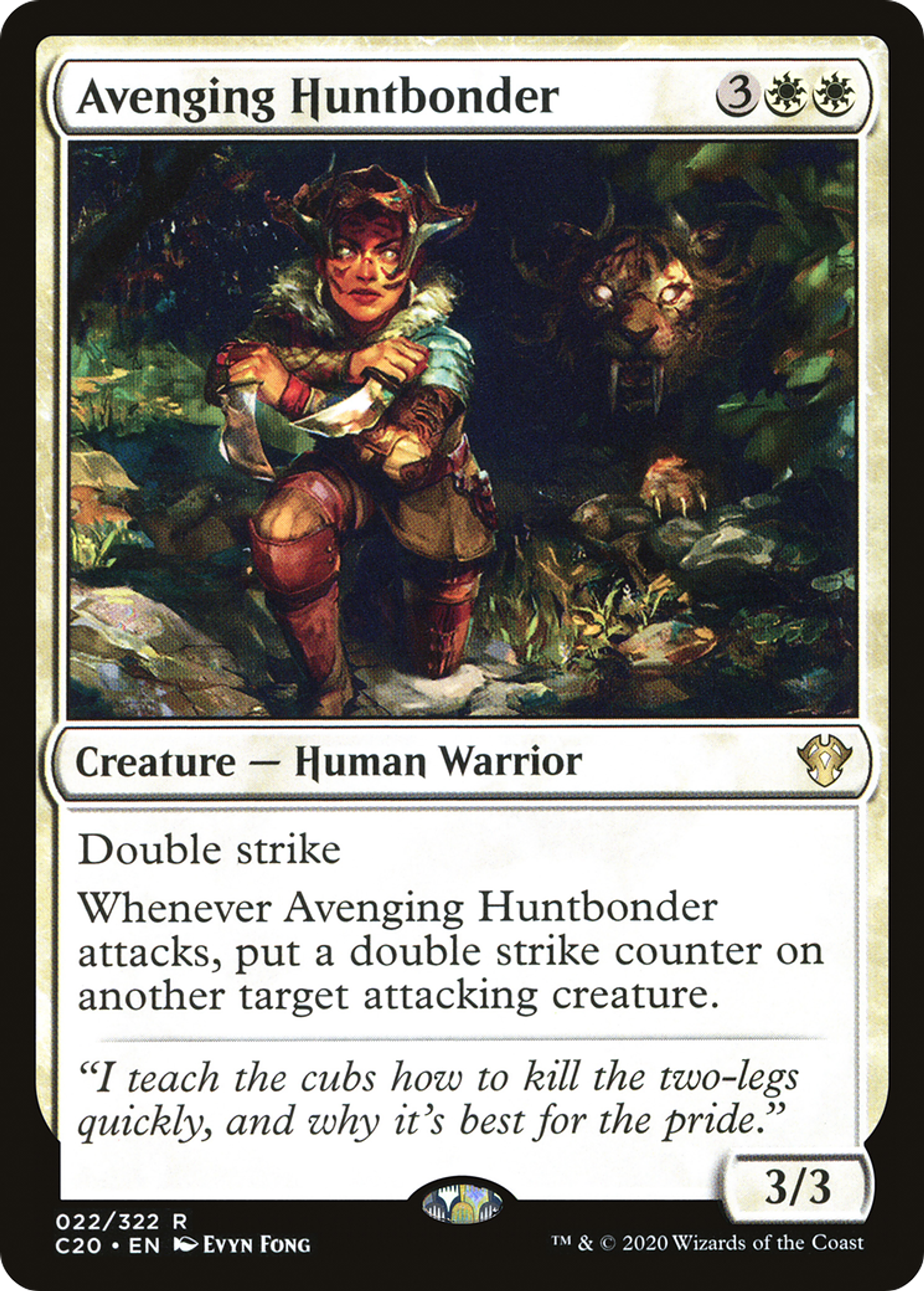 Avenging Huntbonder — Commander 2020 — Magic: The Gathering