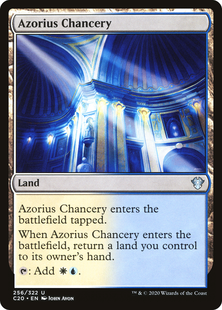 Azorius Chancery — Commander 2020 — Magic: The Gathering