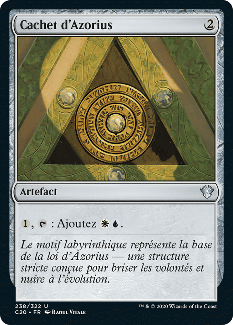 Cachet d'Azorius — Commander 2020 — Magic: The Gathering