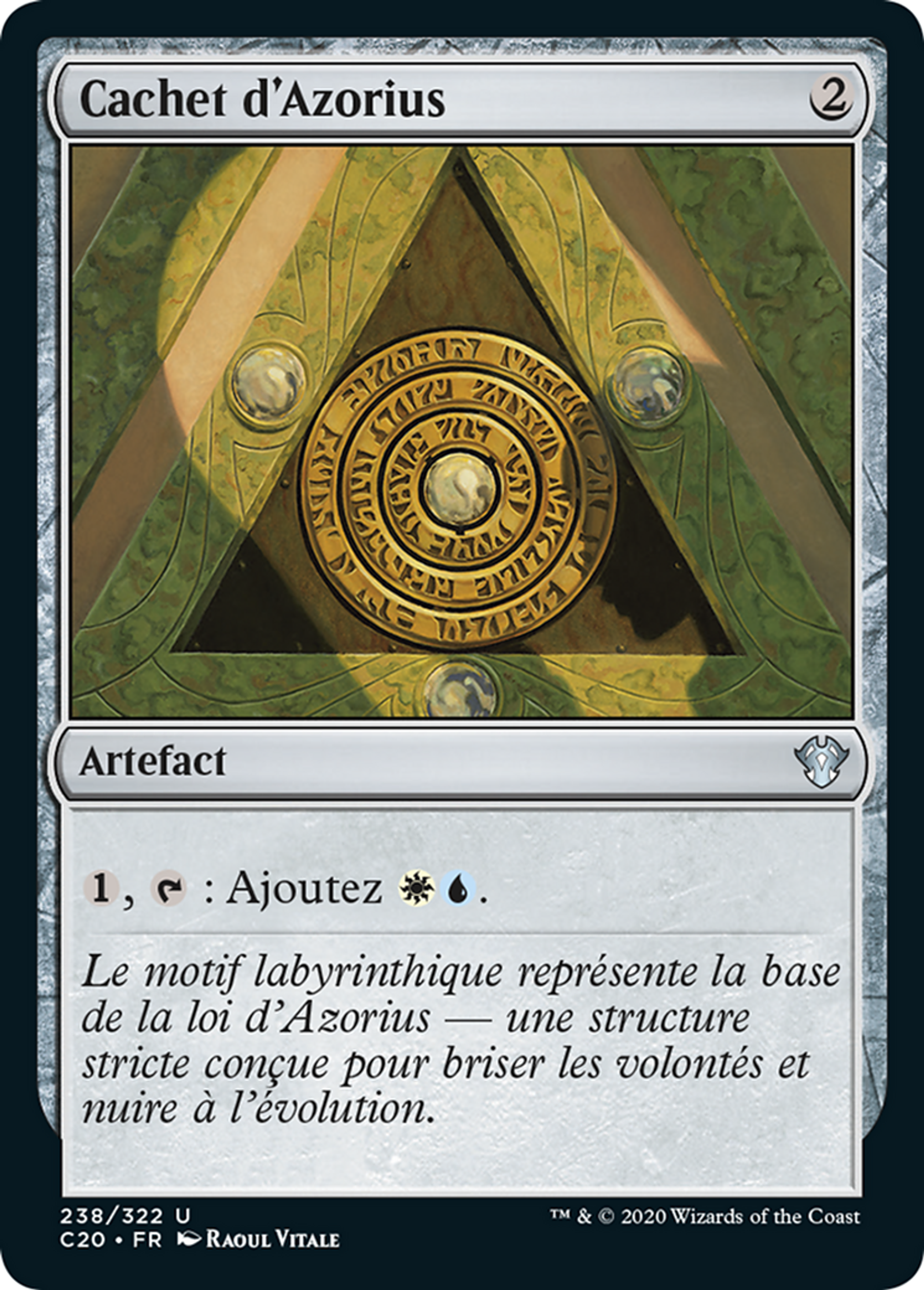 Cachet d'Azorius — Commander 2020 — Magic: The Gathering