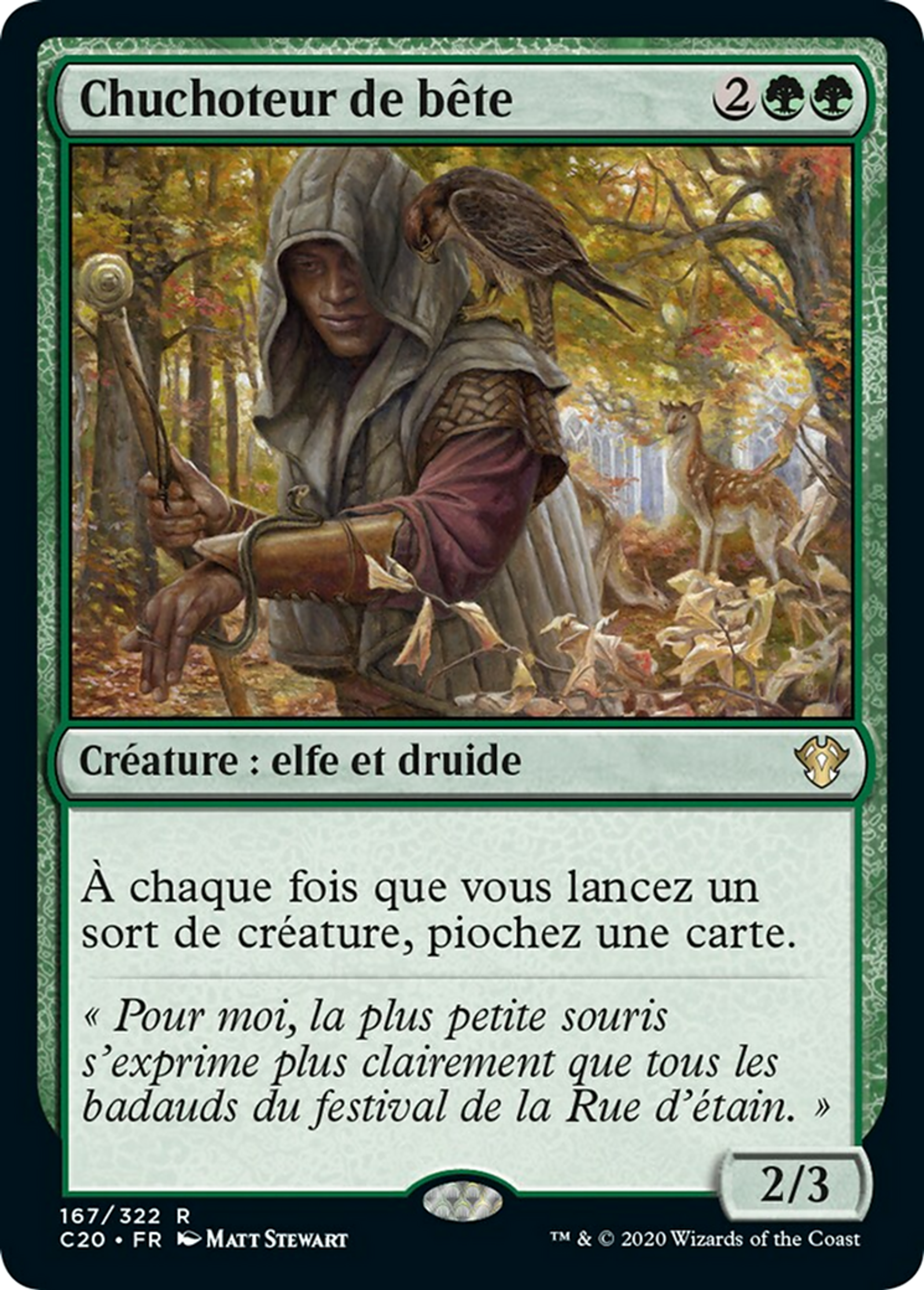 Chuchoteur de bête — Commander 2020 — Magic: The Gathering