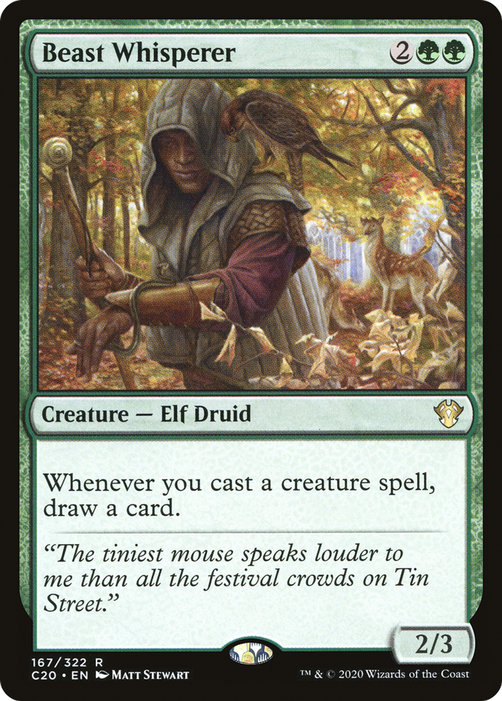 Beast Whisperer — Commander 2020 — Magic: The Gathering