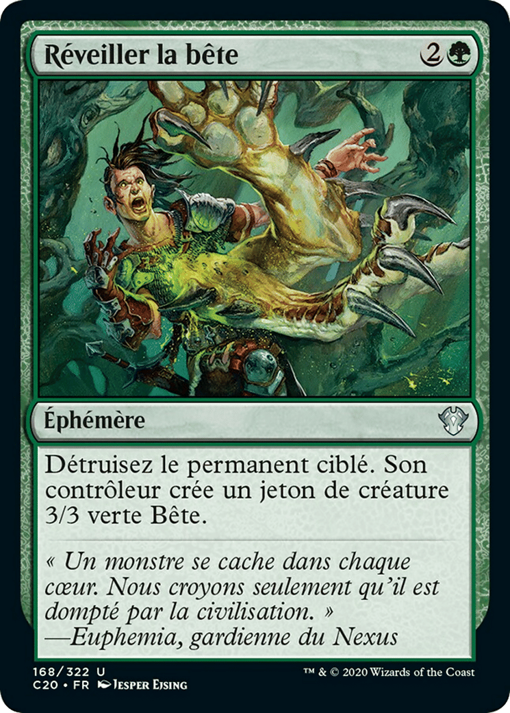 Réveiller la bête — Commander 2020 — Magic: The Gathering
