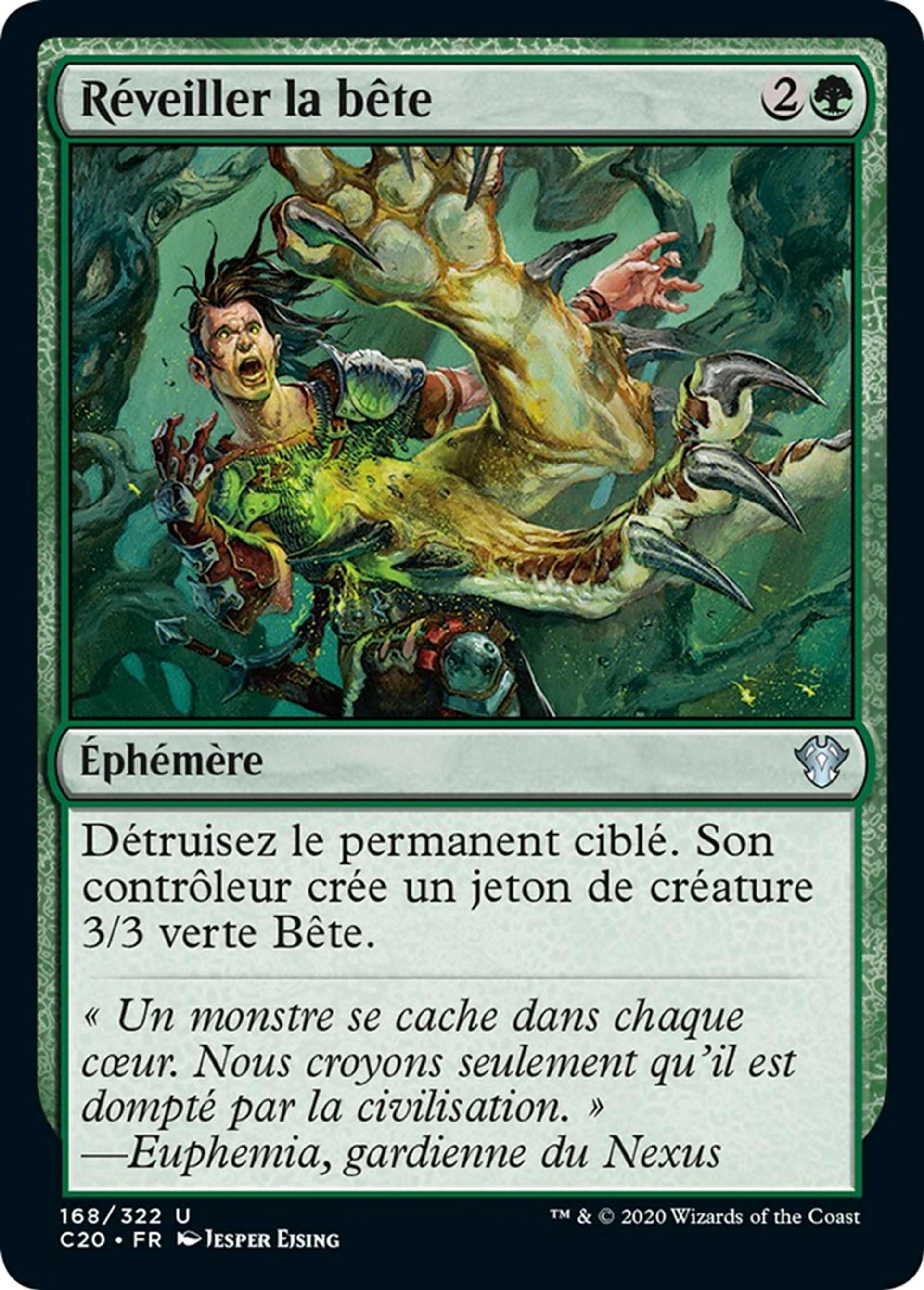 Réveiller la bête — Commander 2020 — Magic: The Gathering