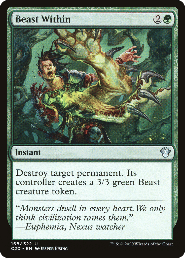 Beast Within — Commander 2020 — Magic: The Gathering