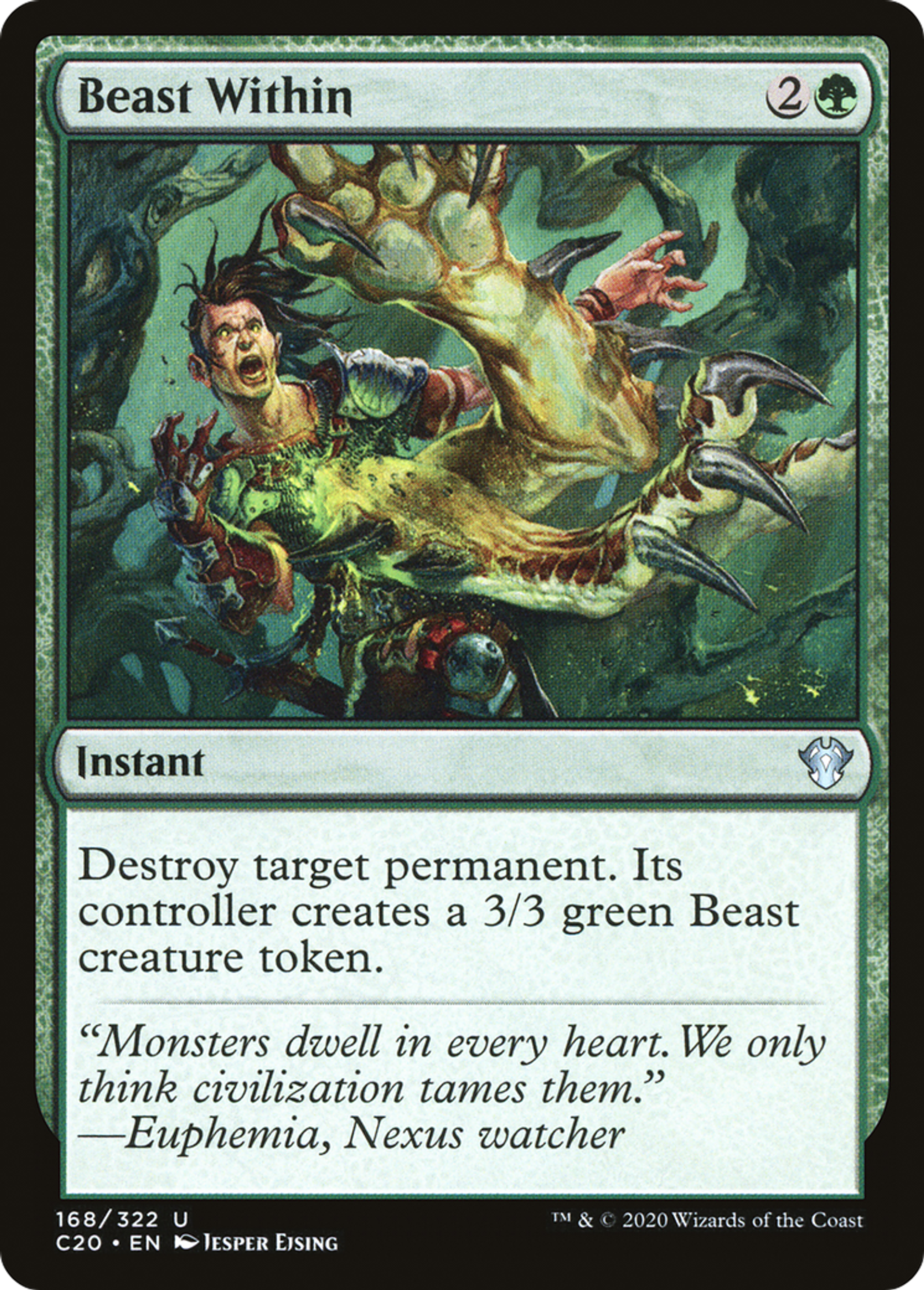 Beast Within — Commander 2020 — Magic: The Gathering