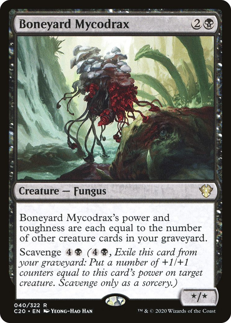 Boneyard Mycodrax — Commander 2020 — Magic: The Gathering