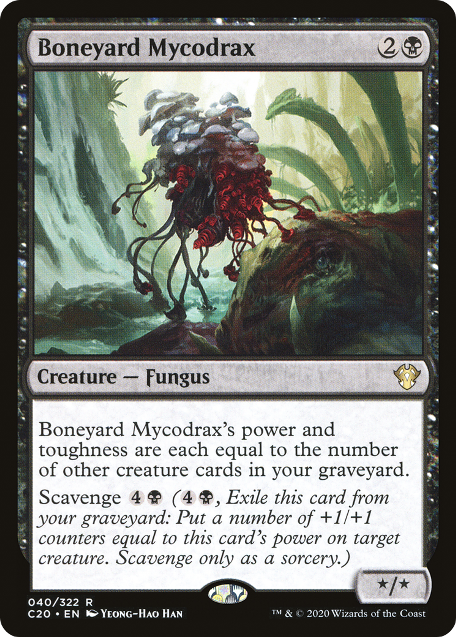 Boneyard Mycodrax — Commander 2020 — Magic: The Gathering