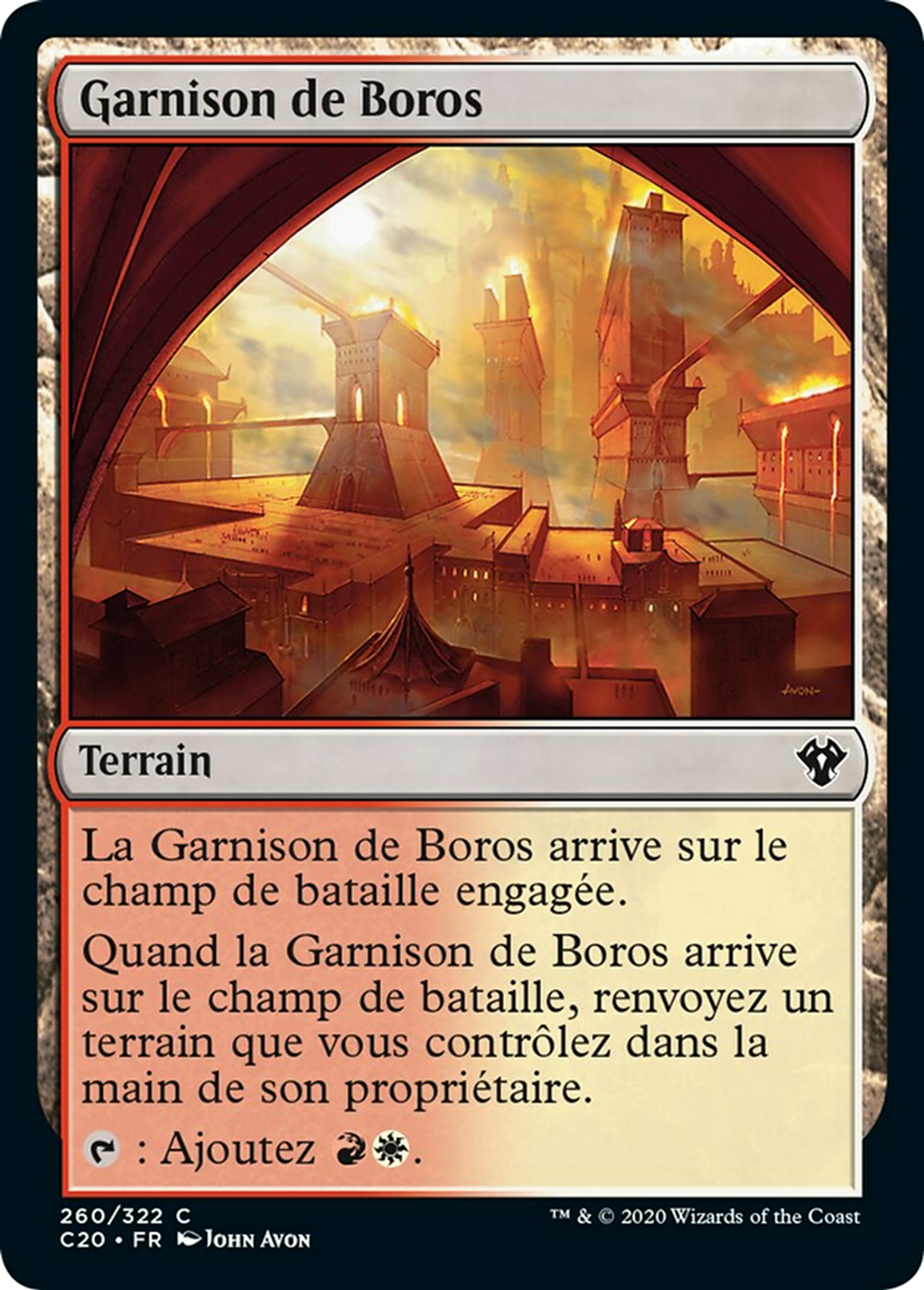 Garnison de Boros — Commander 2020 — Magic: The Gathering
