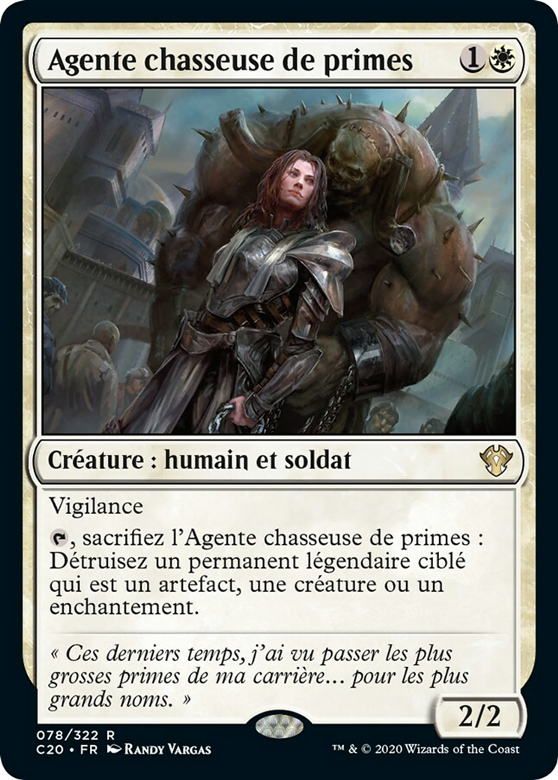 Agente chasseuse de primes — Commander 2020 — Magic: The Gathering