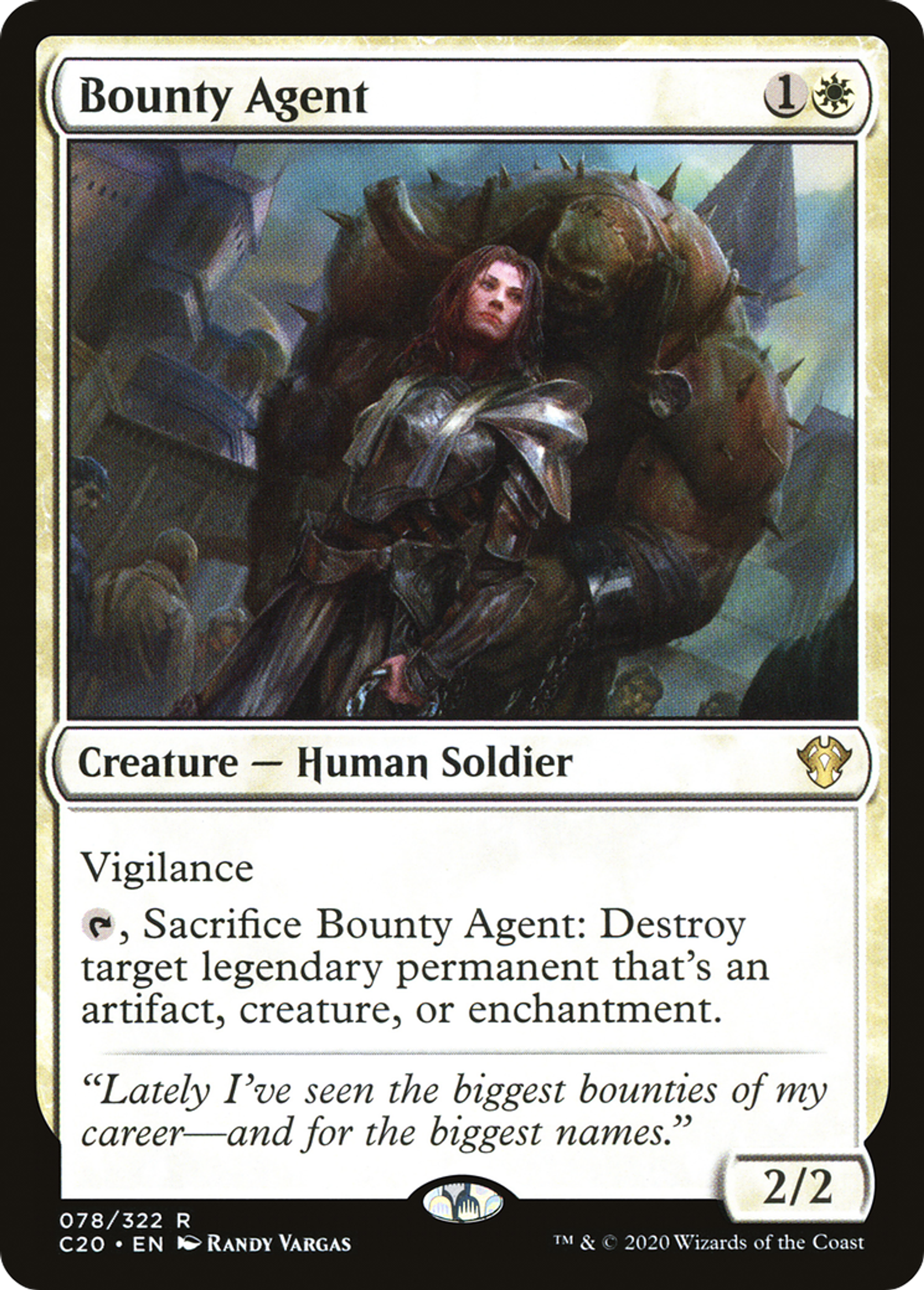 Bounty Agent — Commander 2020 — Magic: The Gathering