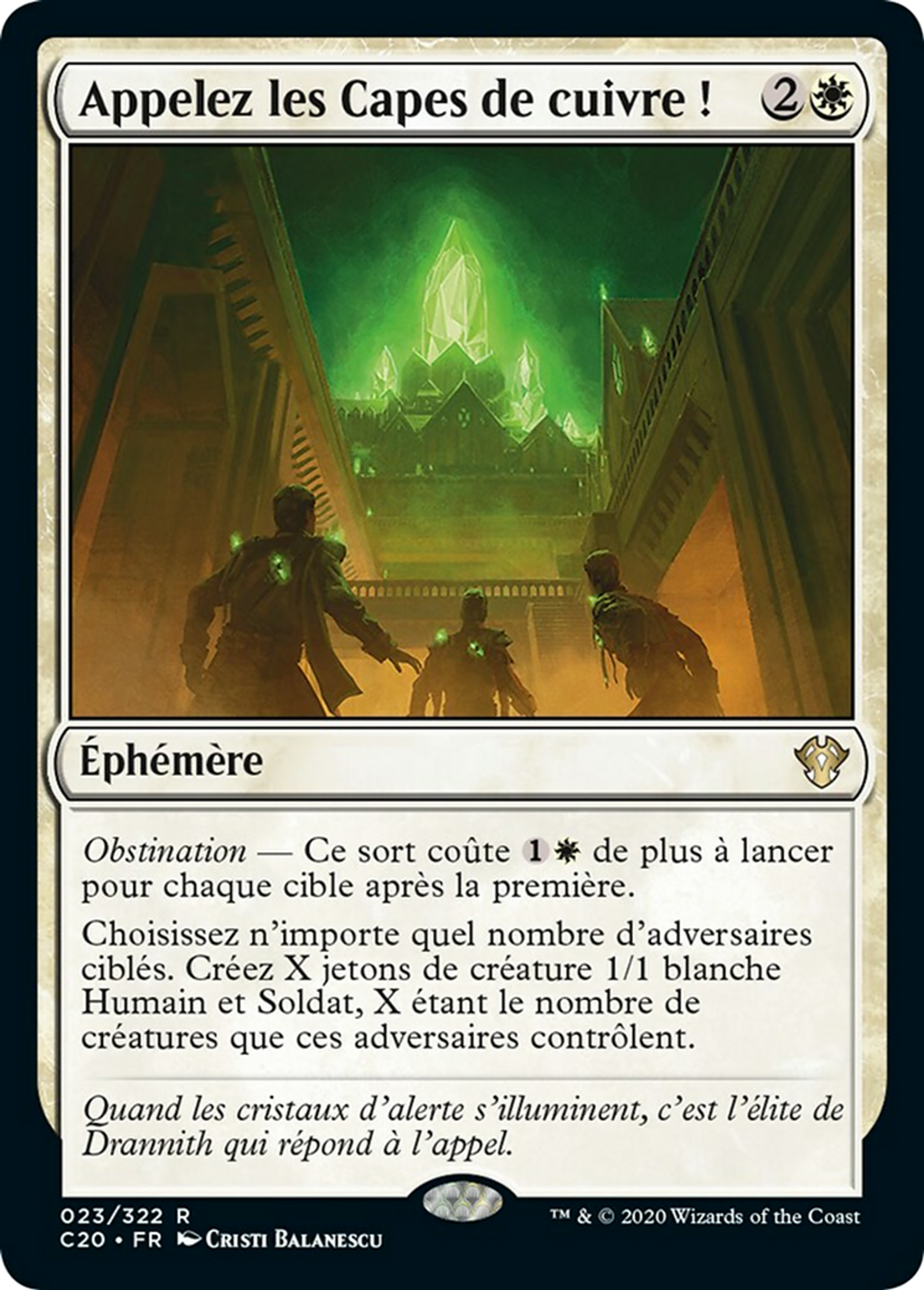 Appelez les Capes de cuivre ! — Commander 2020 — Magic: The Gathering
