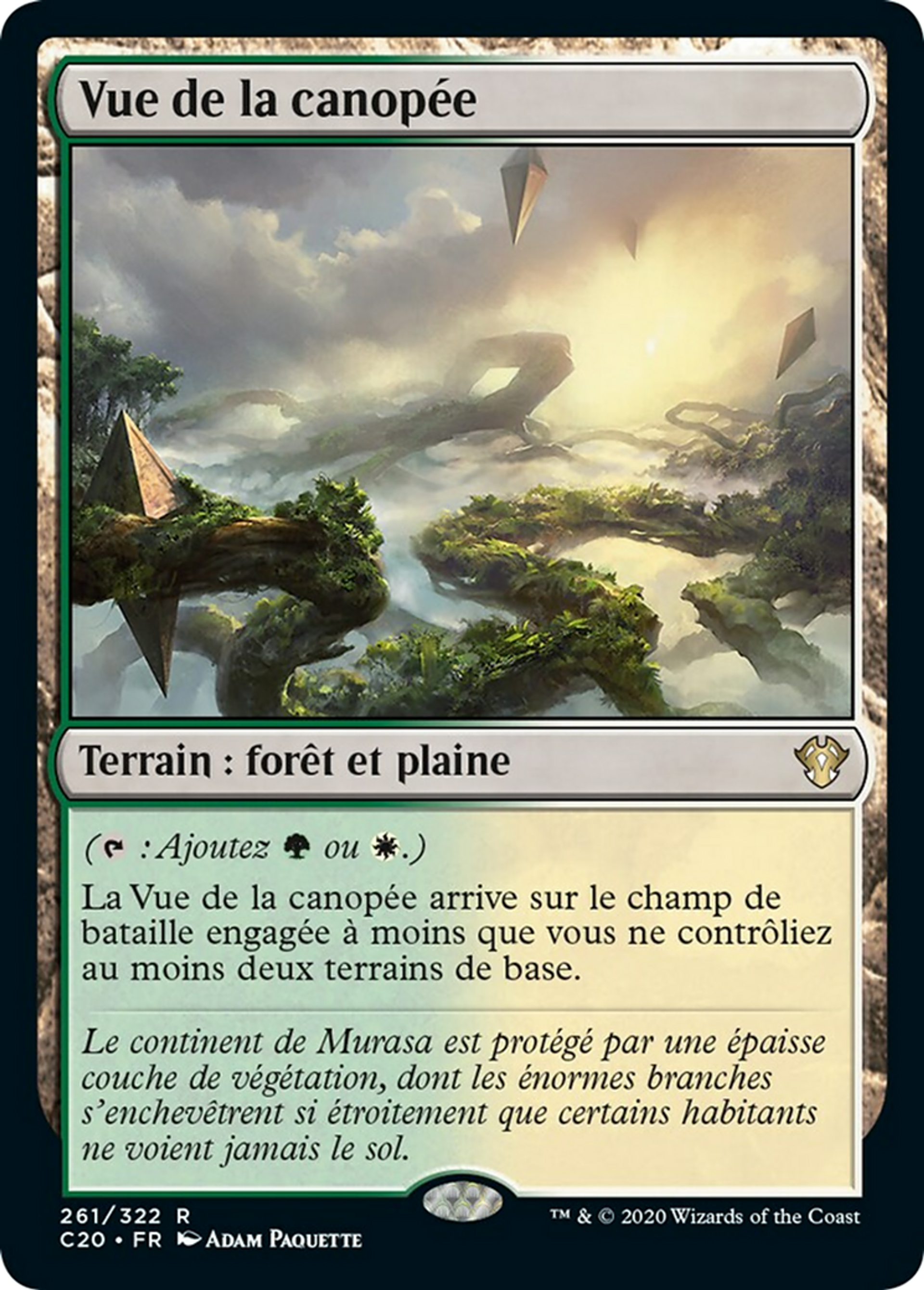 Vue de la canopée — Commander 2020 — Magic: The Gathering