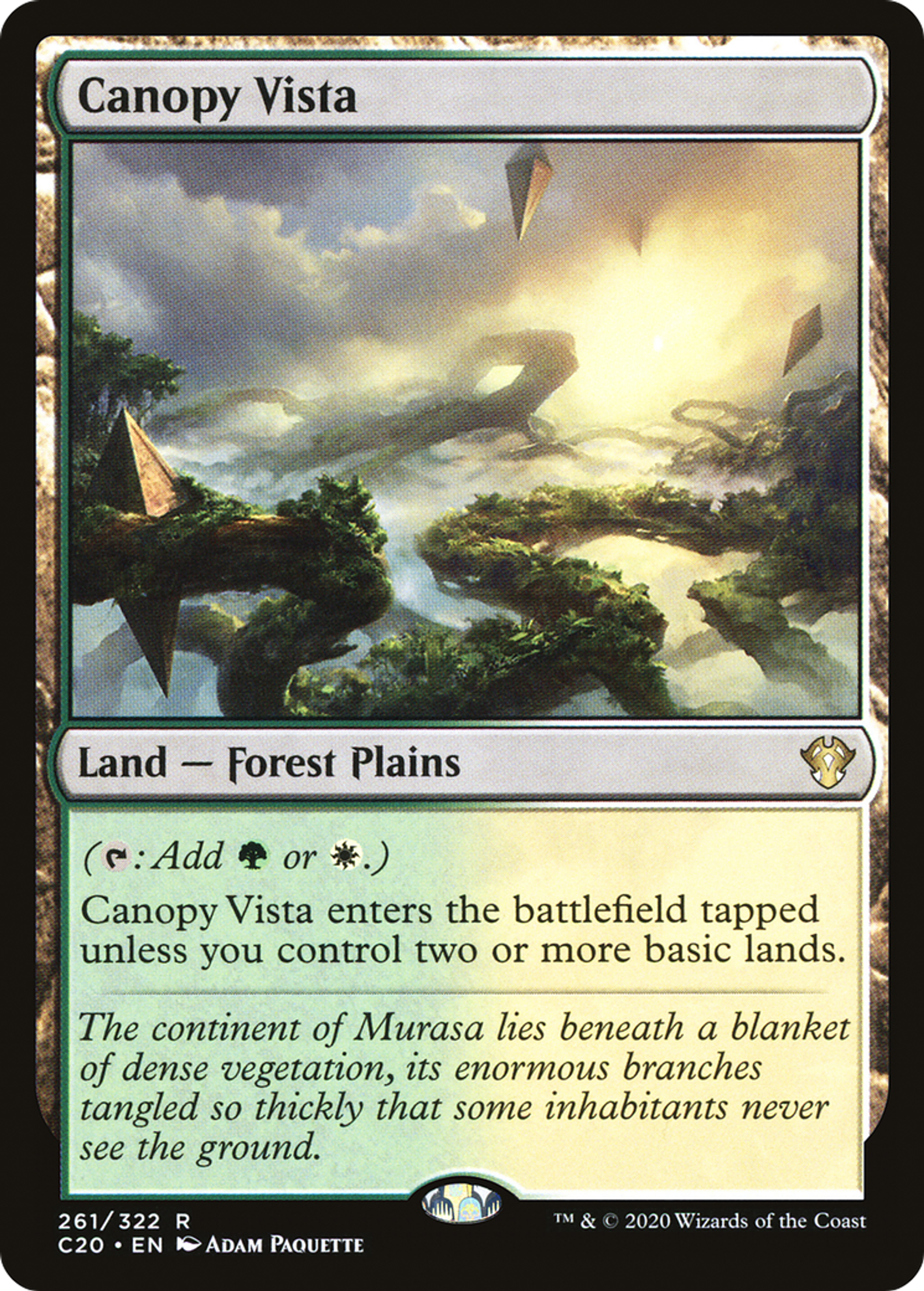 Canopy Vista — Commander 2020 — Magic: The Gathering