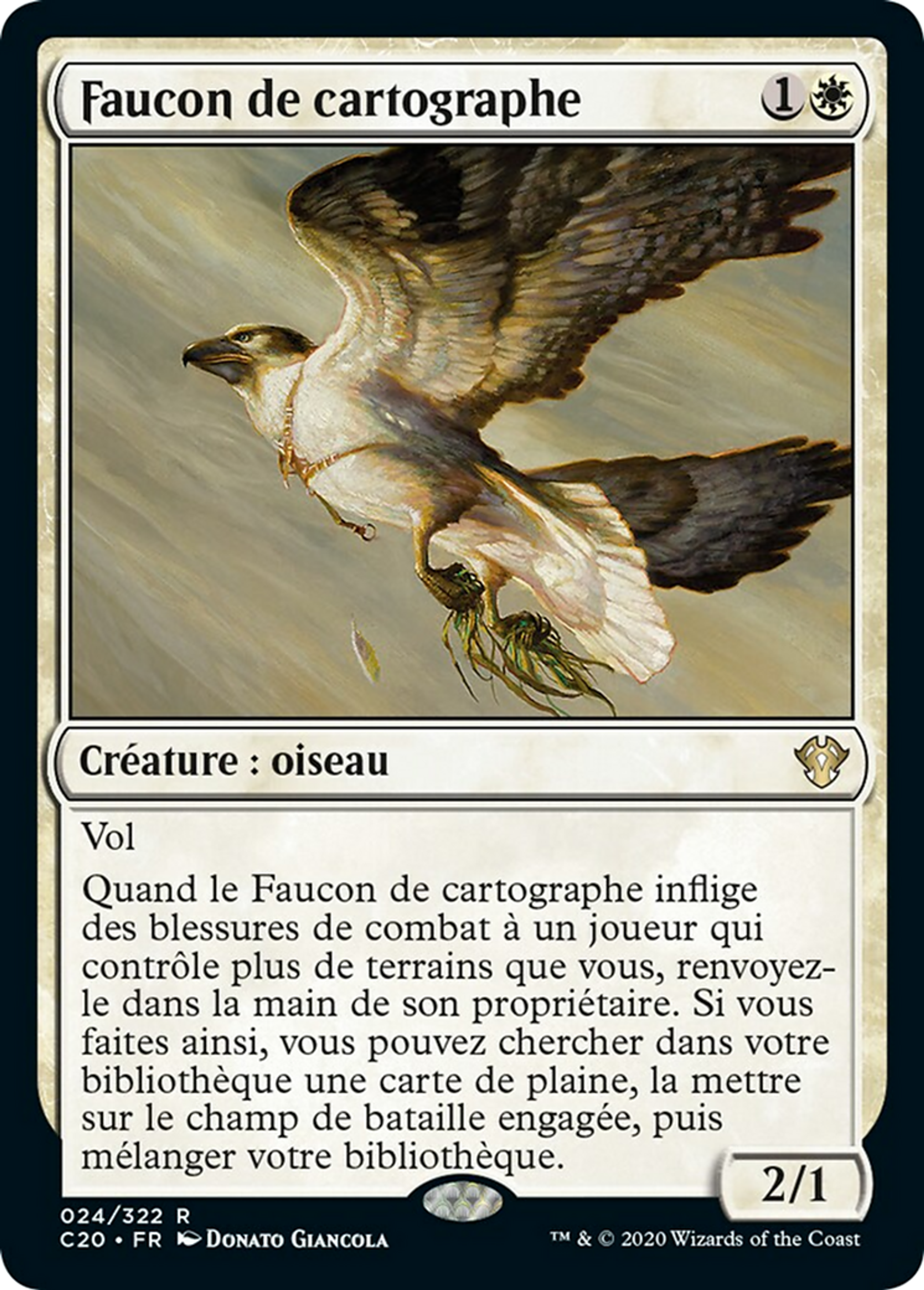Faucon de cartographe — Commander 2020 — Magic: The Gathering