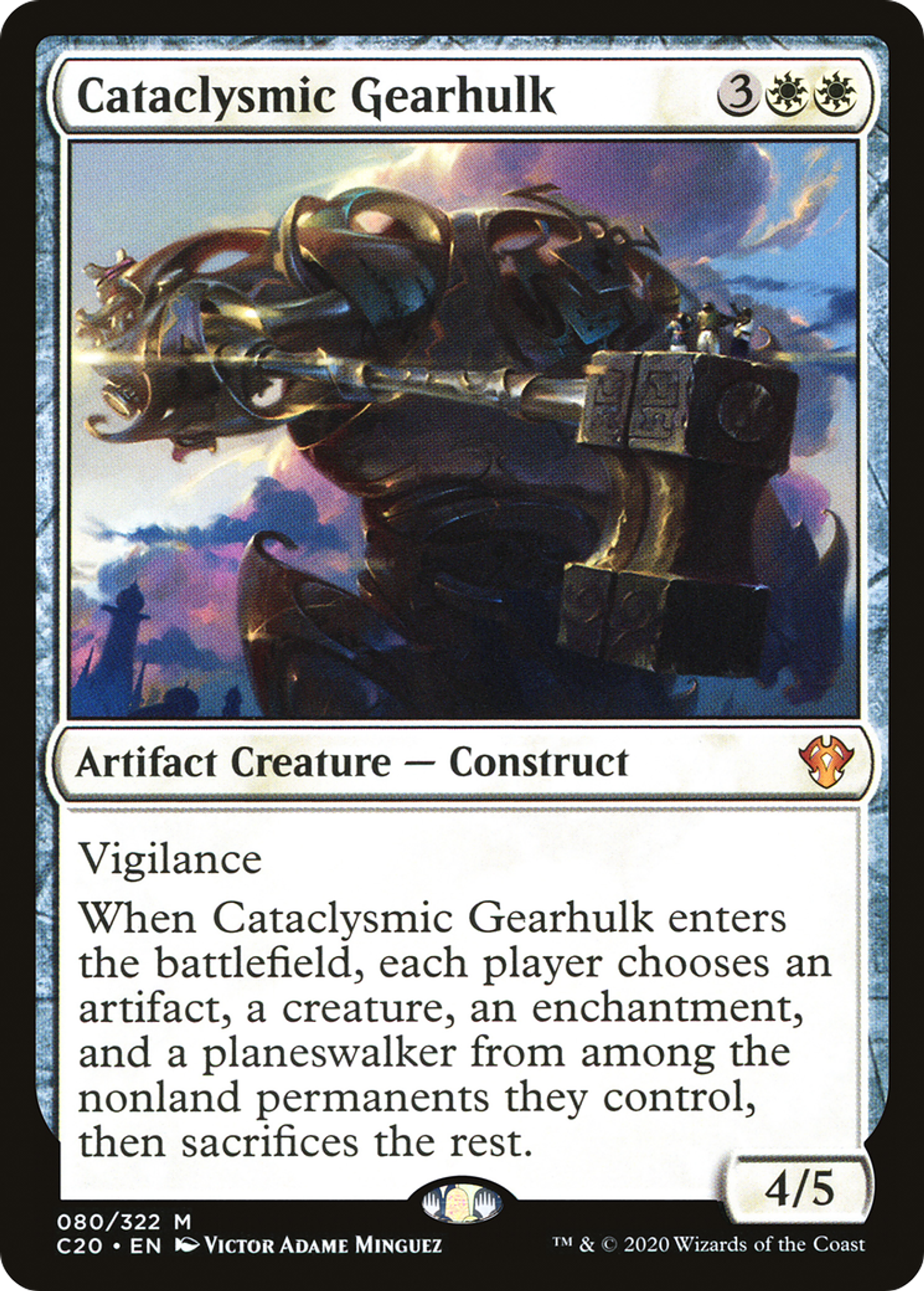 Cataclysmic Gearhulk — Commander 2020 — Magic: The Gathering