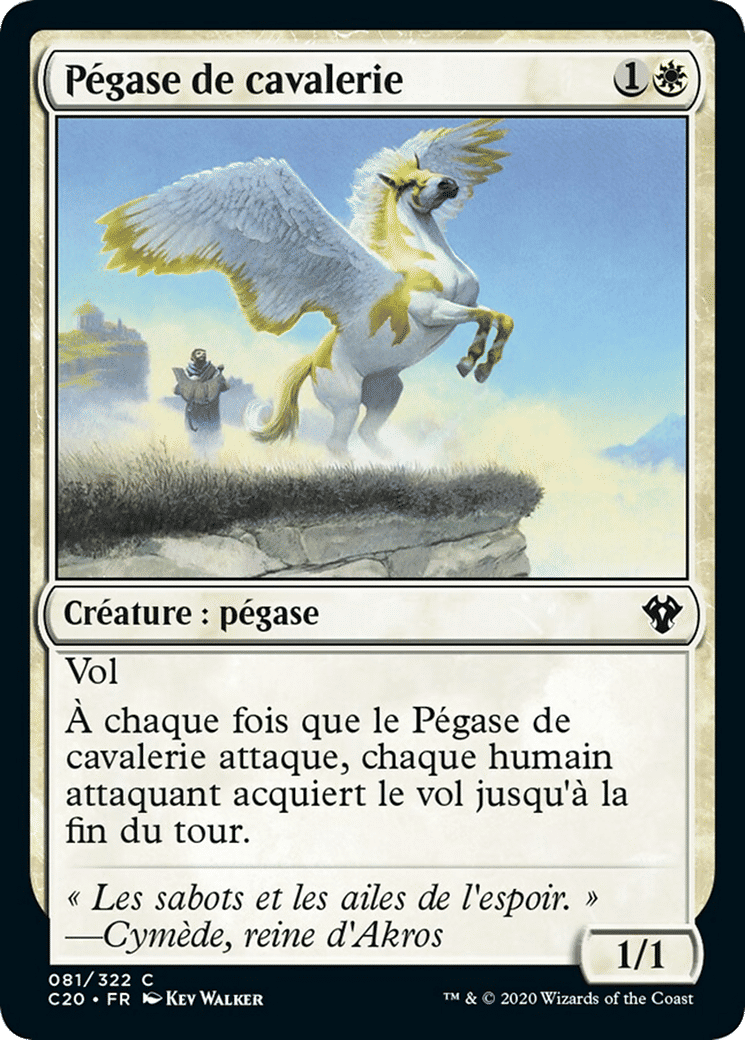 Pégase de cavalerie — Commander 2020 — Magic: The Gathering