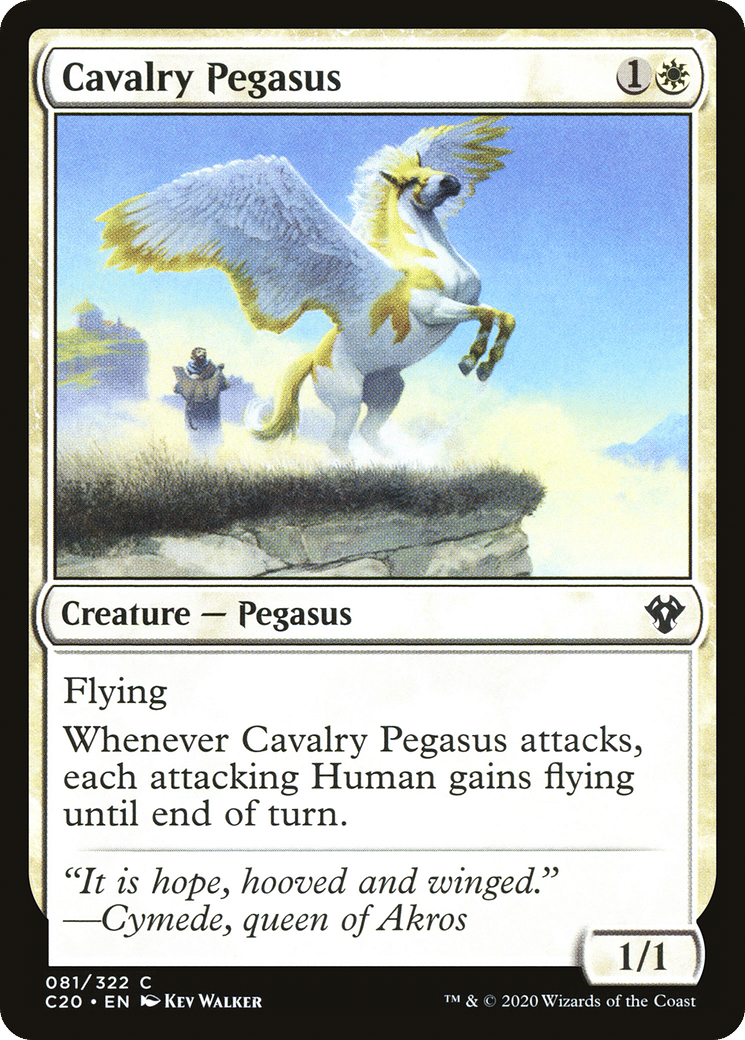 Cavalry Pegasus — Commander 2020 — Magic: The Gathering