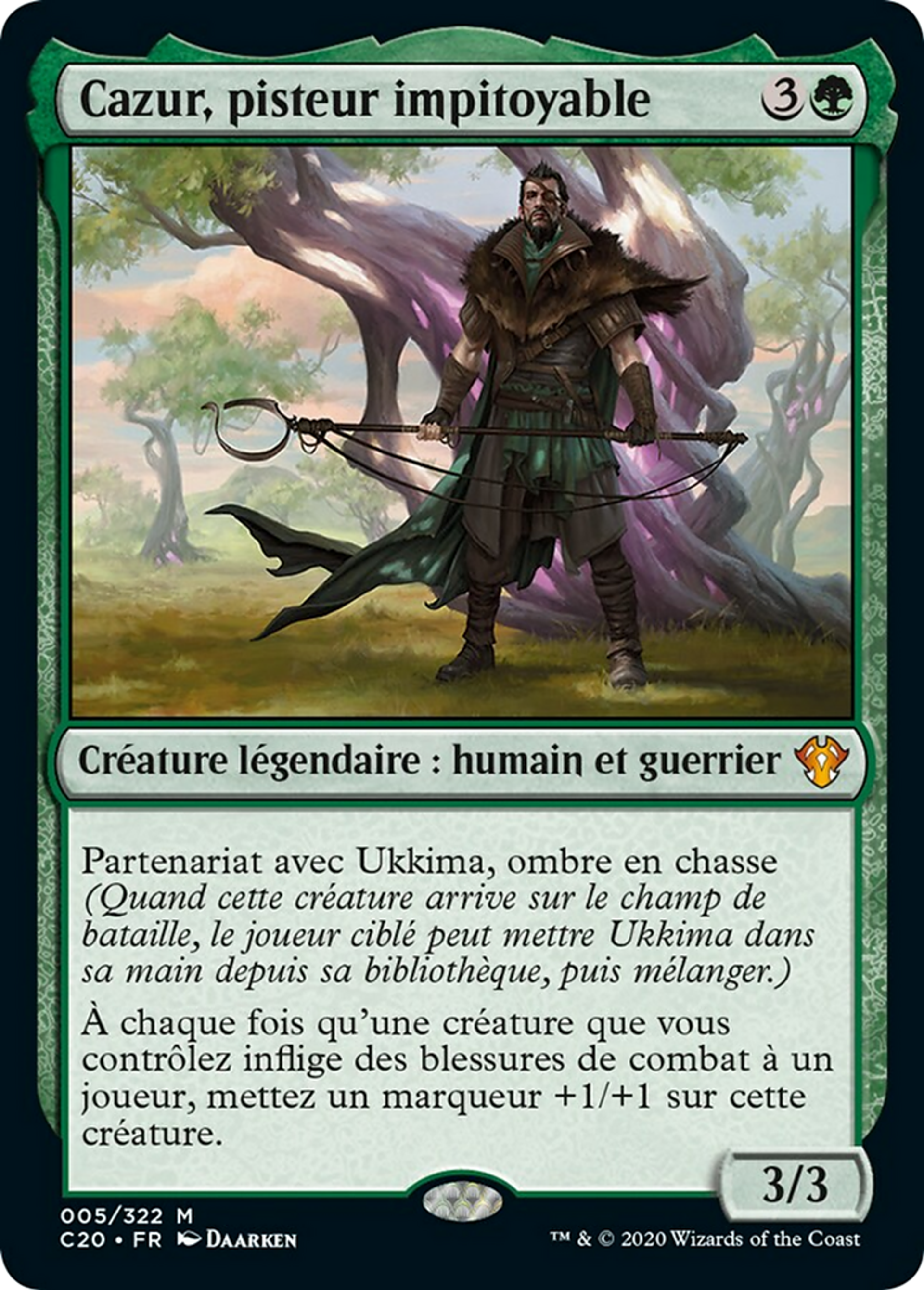 Cazur, pisteur impitoyable — Commander 2020 — Magic: The Gathering