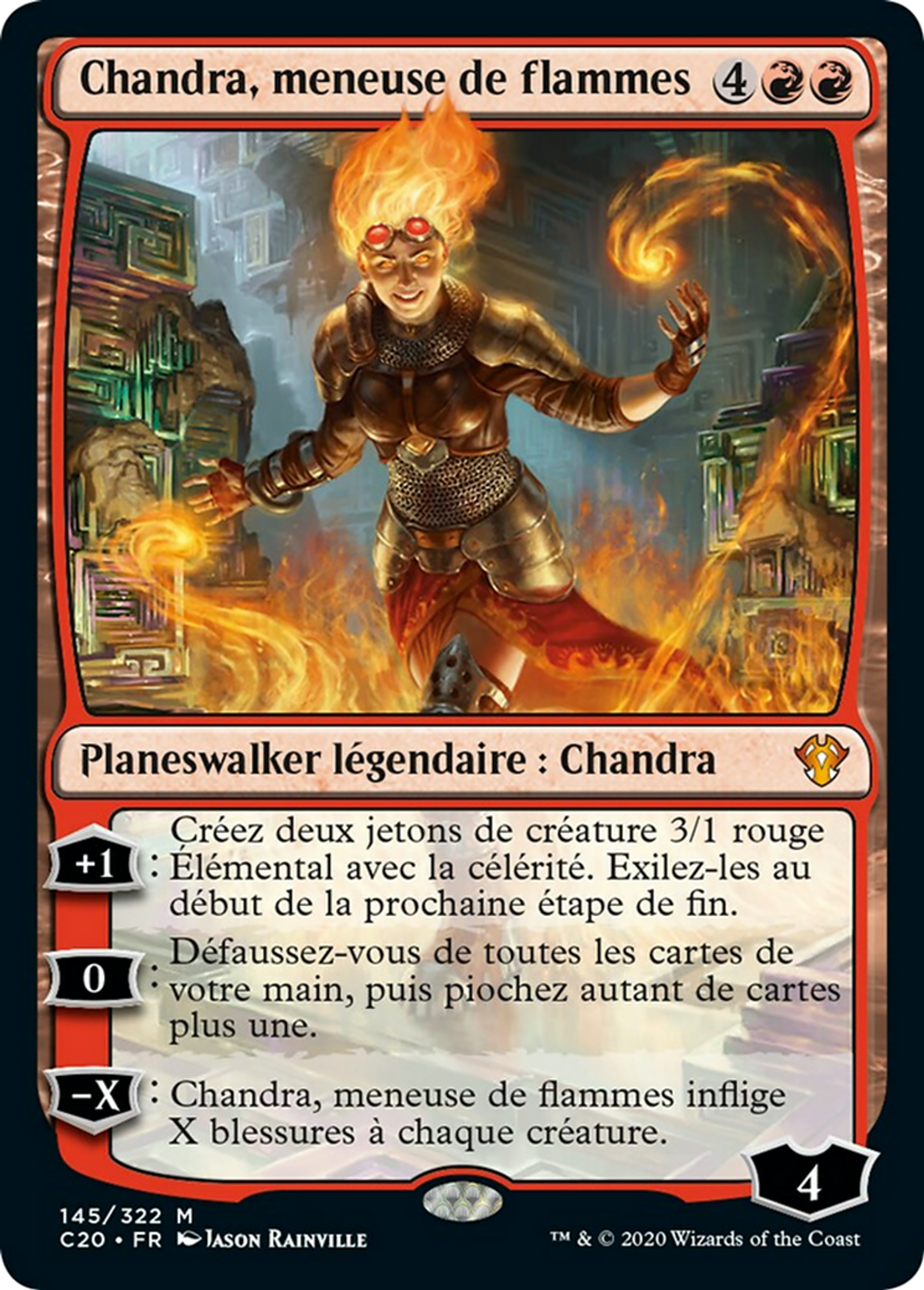Chandra, meneuse de flammes — Commander 2020 — Magic: The Gathering