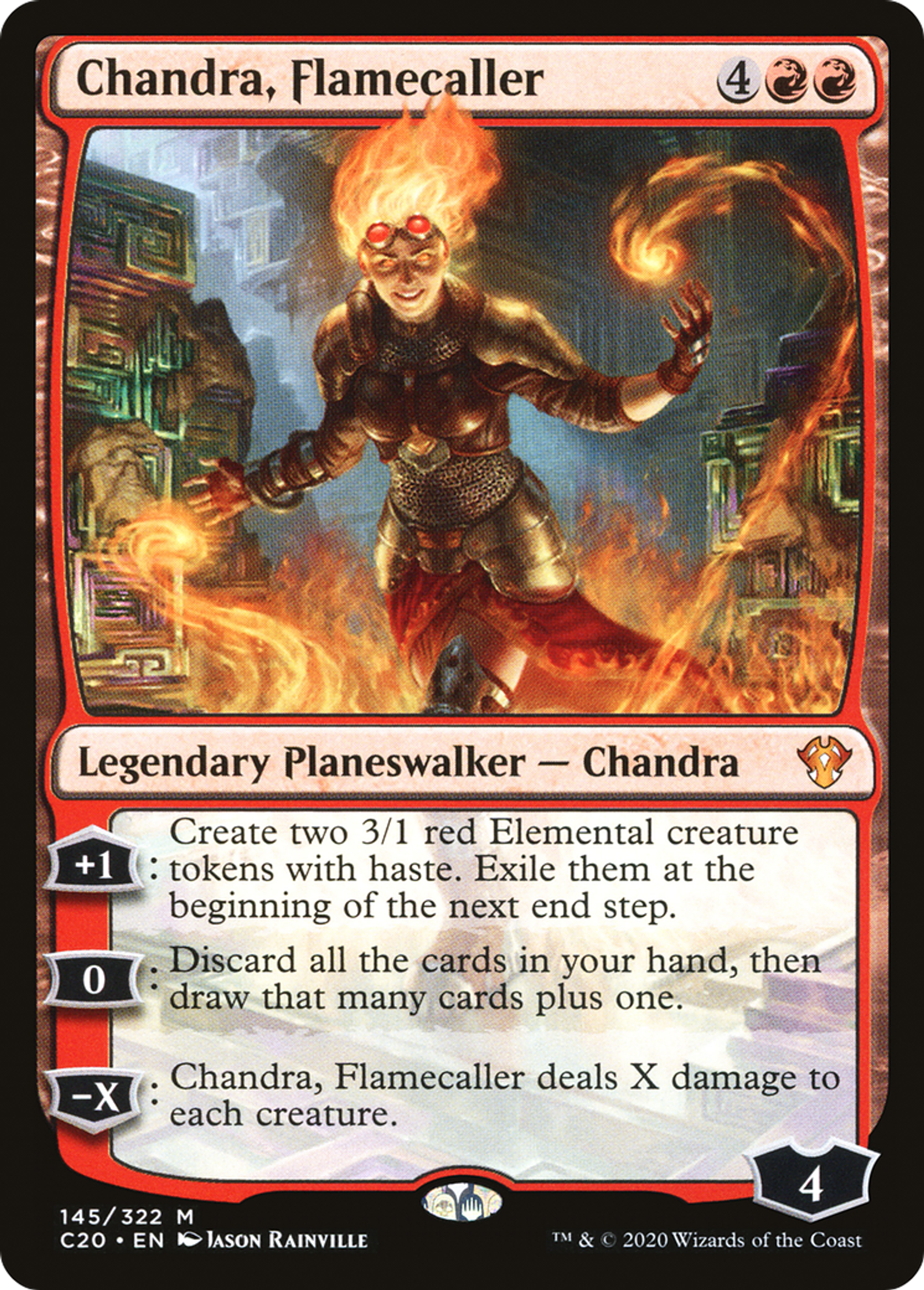 Chandra, meneuse de flammes — Commander 2020 — Magic: The Gathering