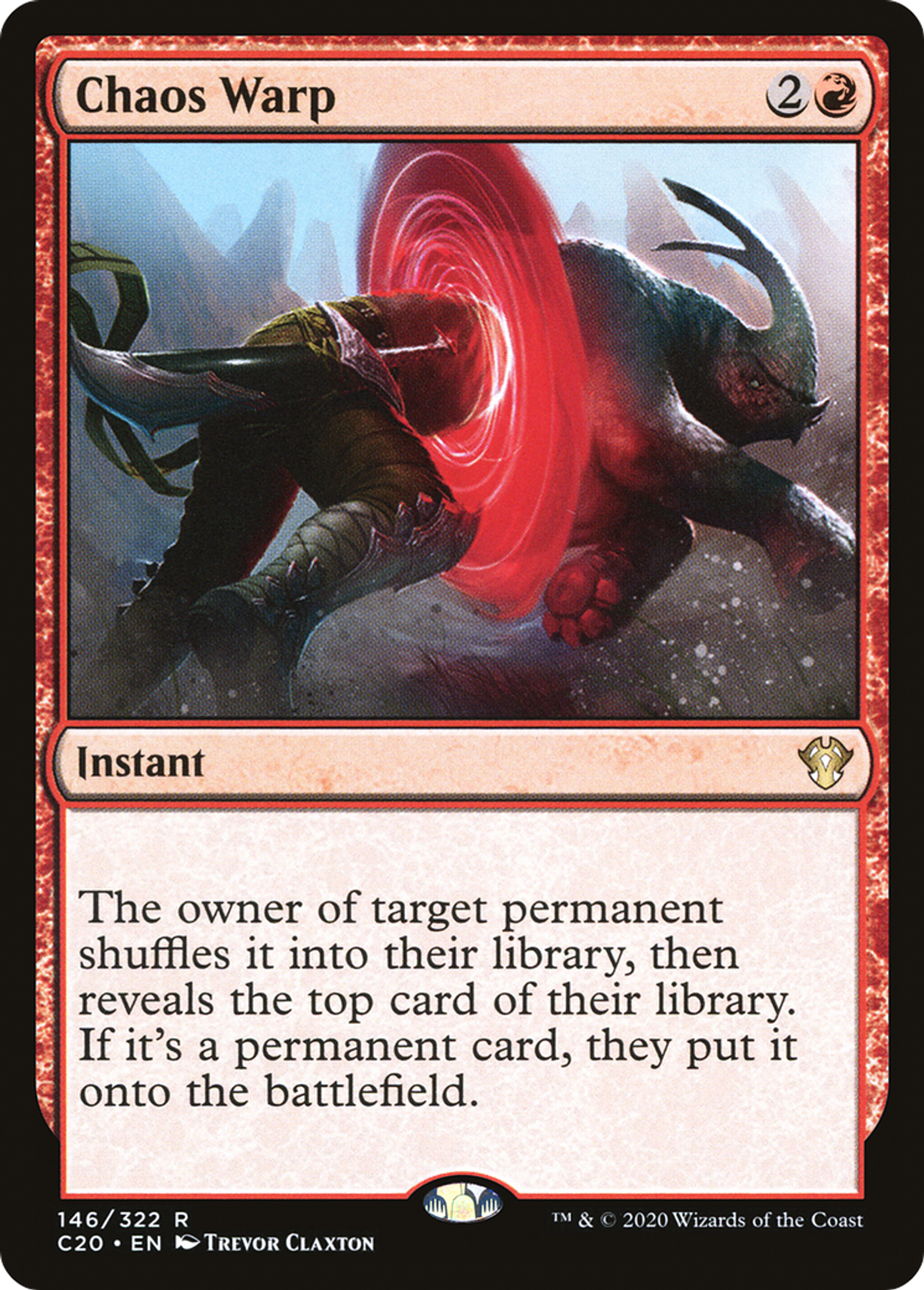 Chaos Warp — Commander 2020 — Magic: The Gathering