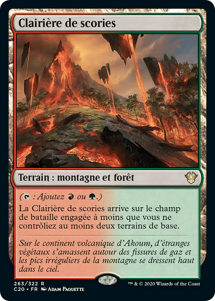 Clairière de scories — Commander 2020 — Magic: The Gathering