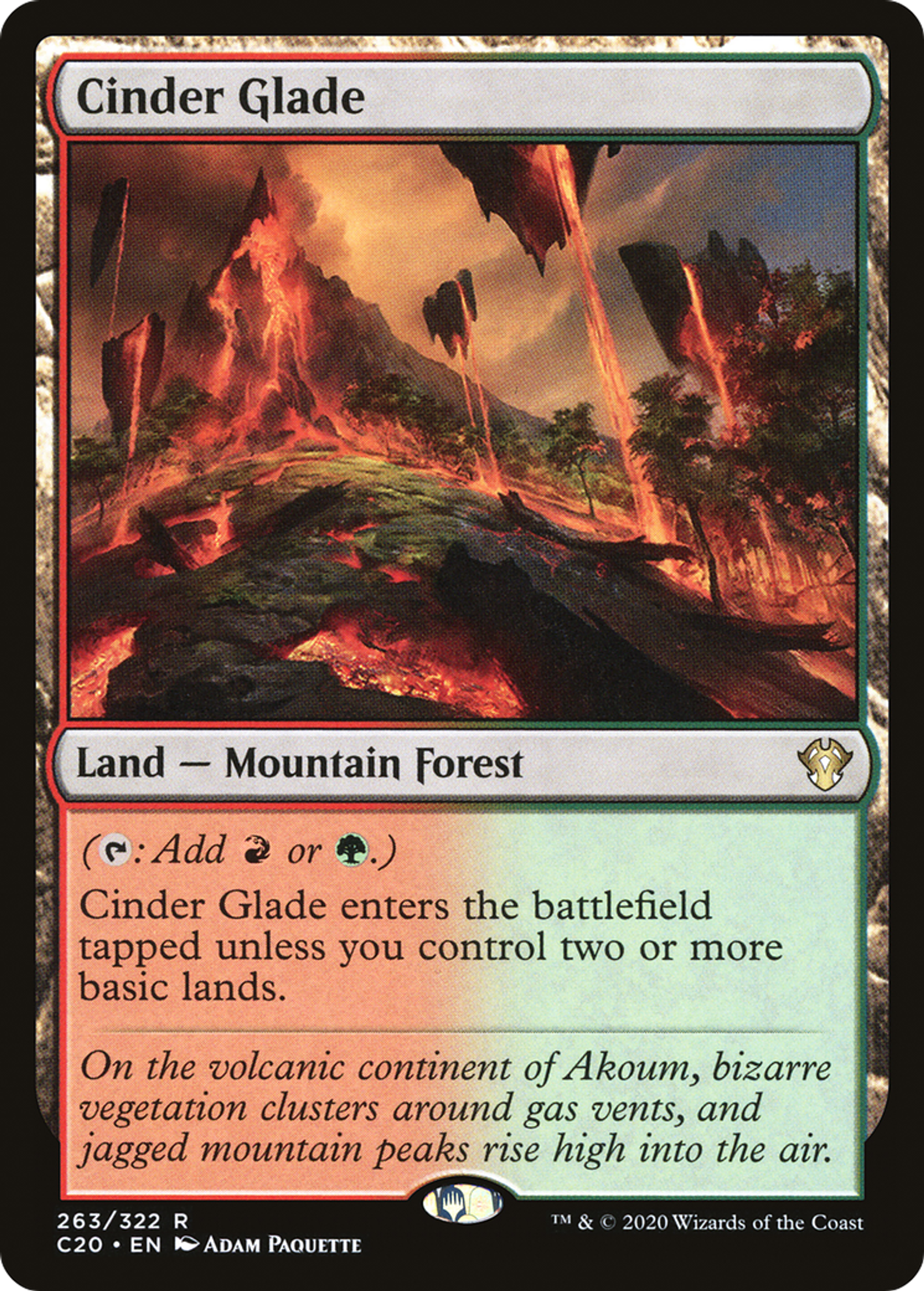 Cinder Glade — Commander 2020 — Magic: The Gathering