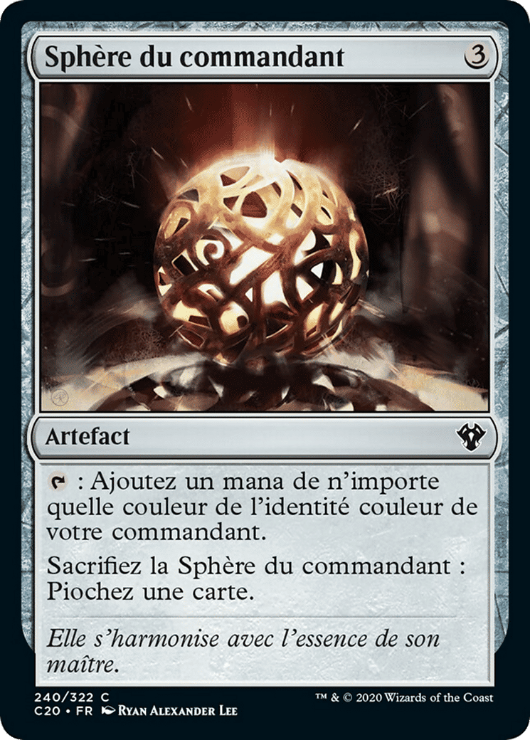 Sphère du commandant — Commander 2020 — Magic: The Gathering