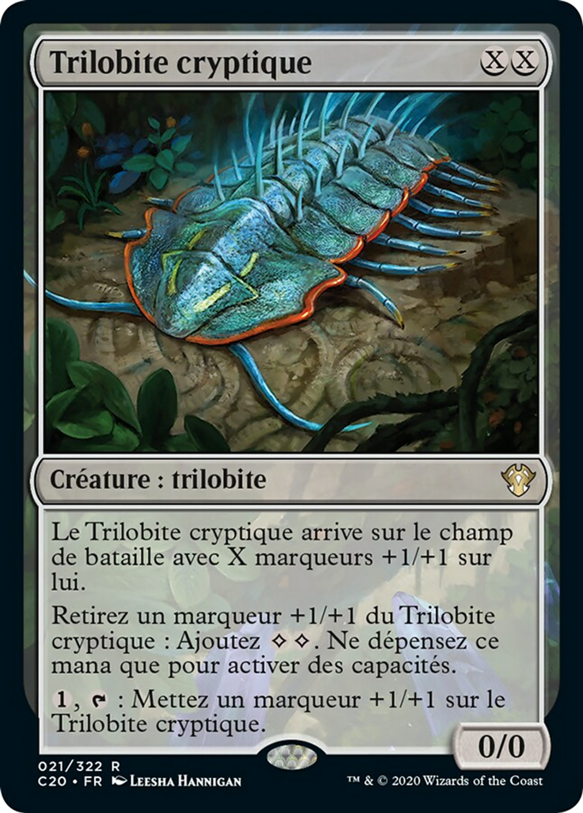 Trilobite cryptique — Commander 2020 — Magic: The Gathering