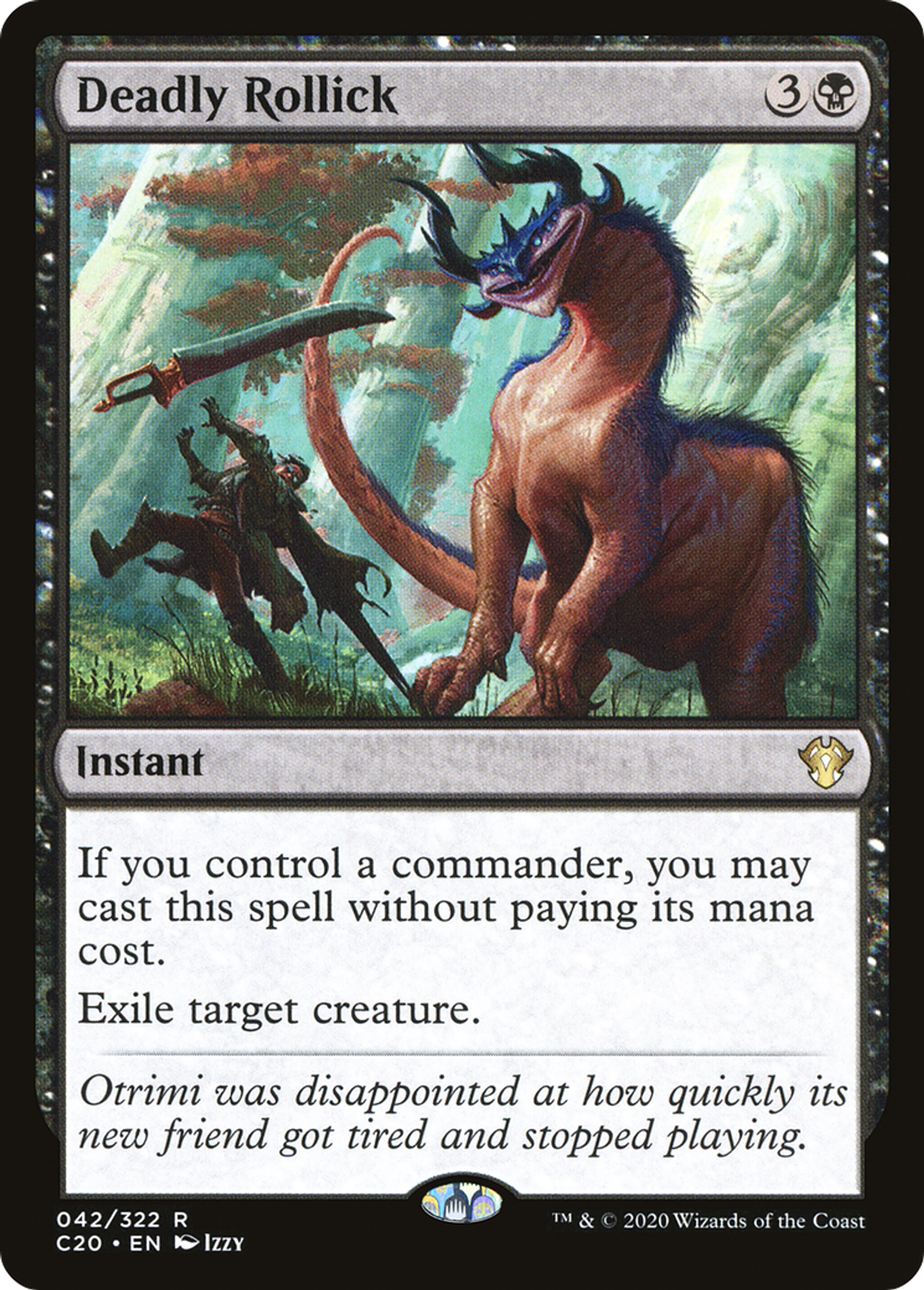 Deadly Rollick — Commander 2020 — Magic: The Gathering