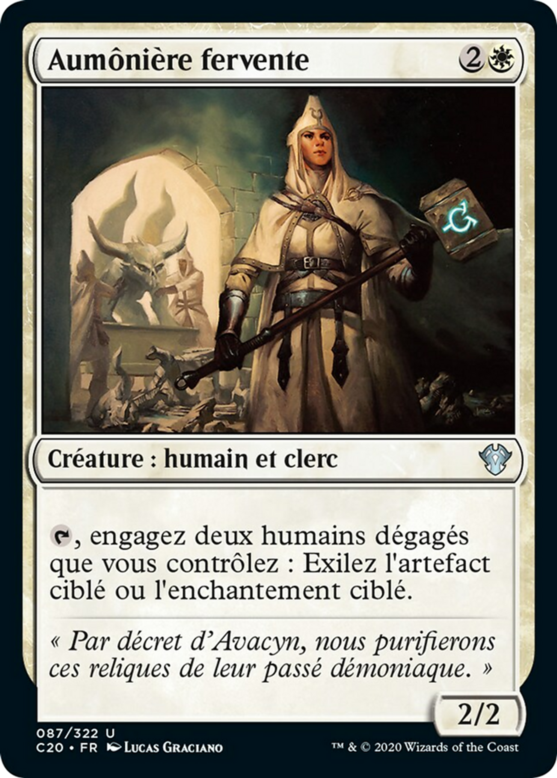 Aumônière fervente — Commander 2020 — Magic: The Gathering