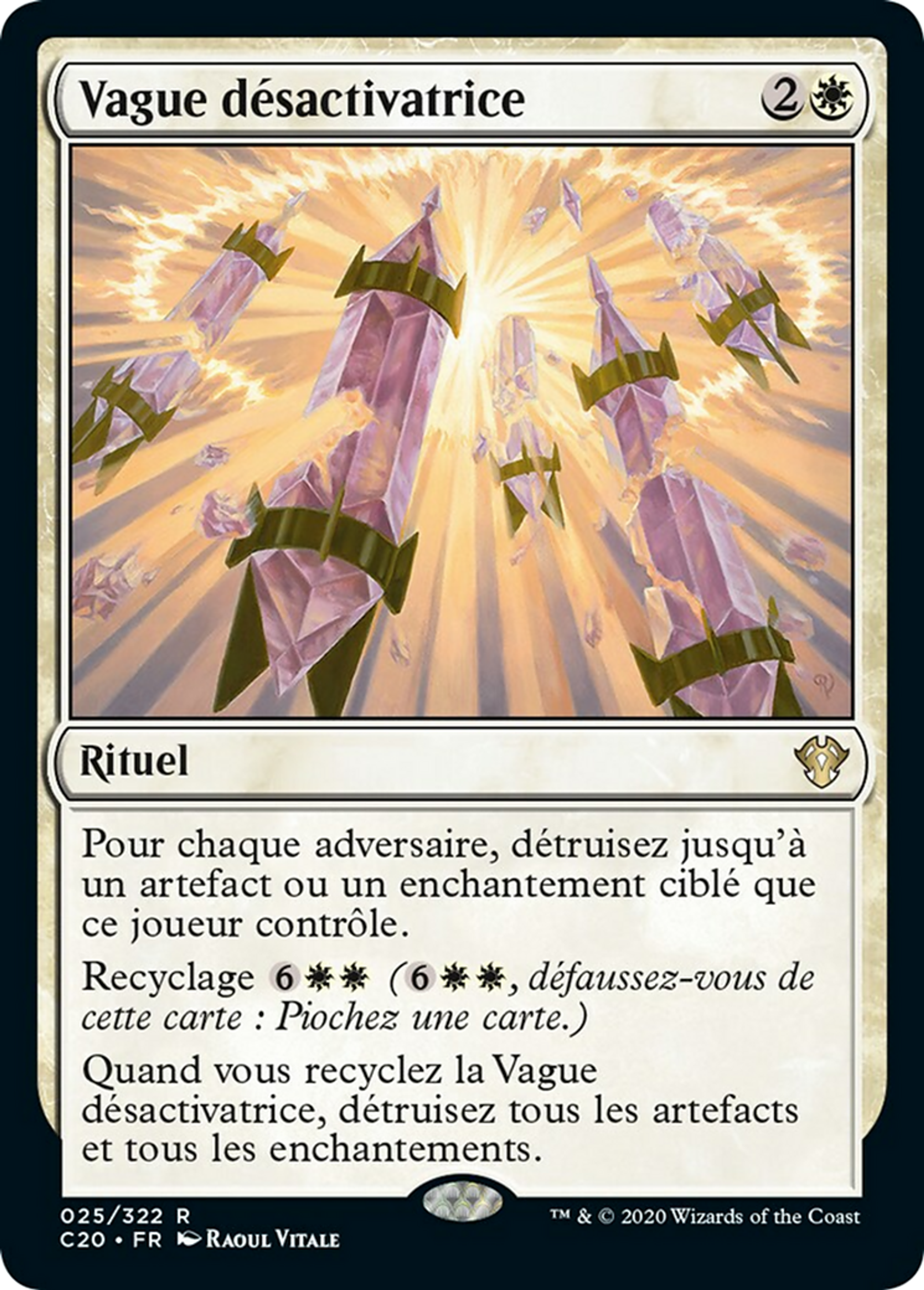 Vague désactivatrice — Commander 2020 — Magic: The Gathering