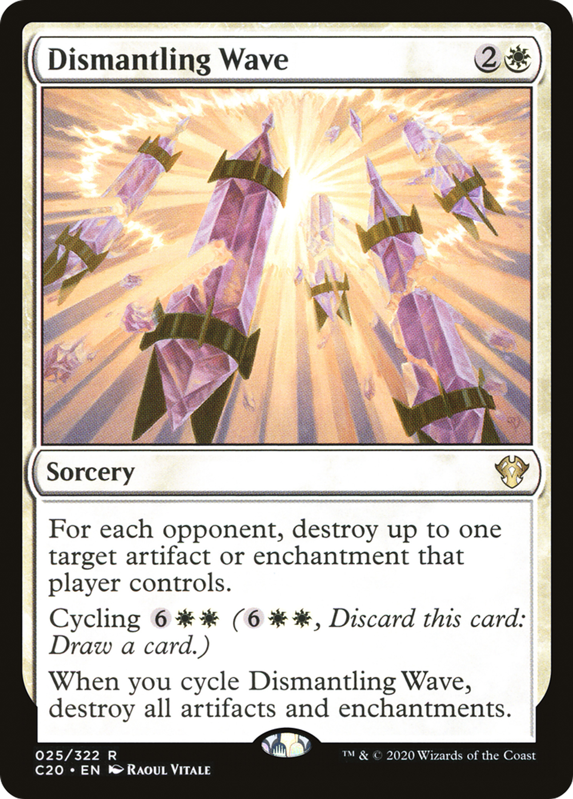 Dismantling Wave — Commander 2020 — Magic: The Gathering