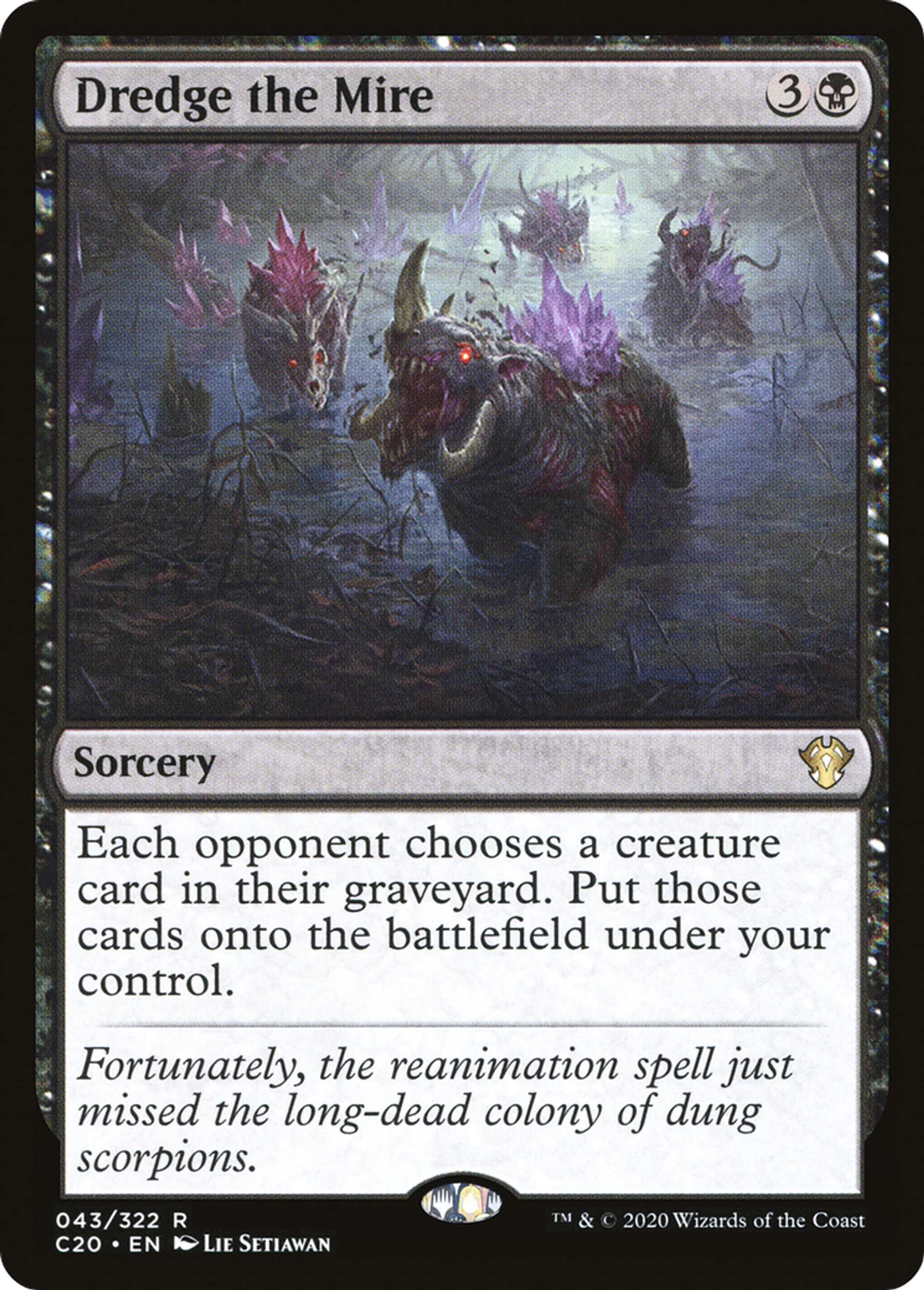 Dredge the Mire — Commander 2020 — Magic: The Gathering