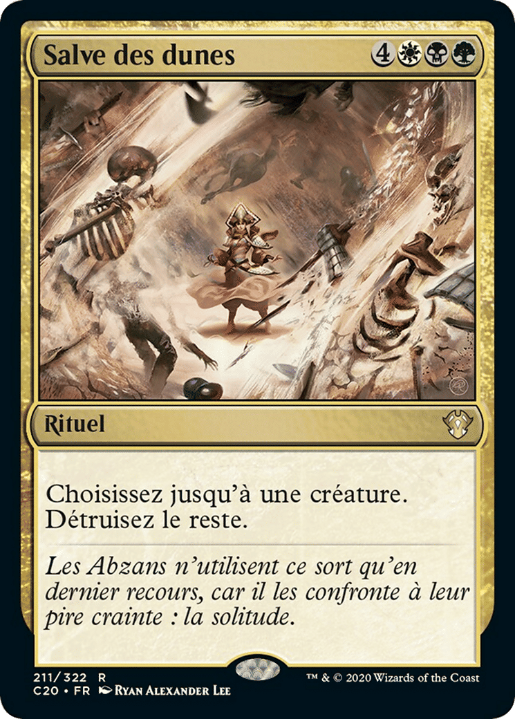 Salve des dunes — Commander 2020 — Magic: The Gathering