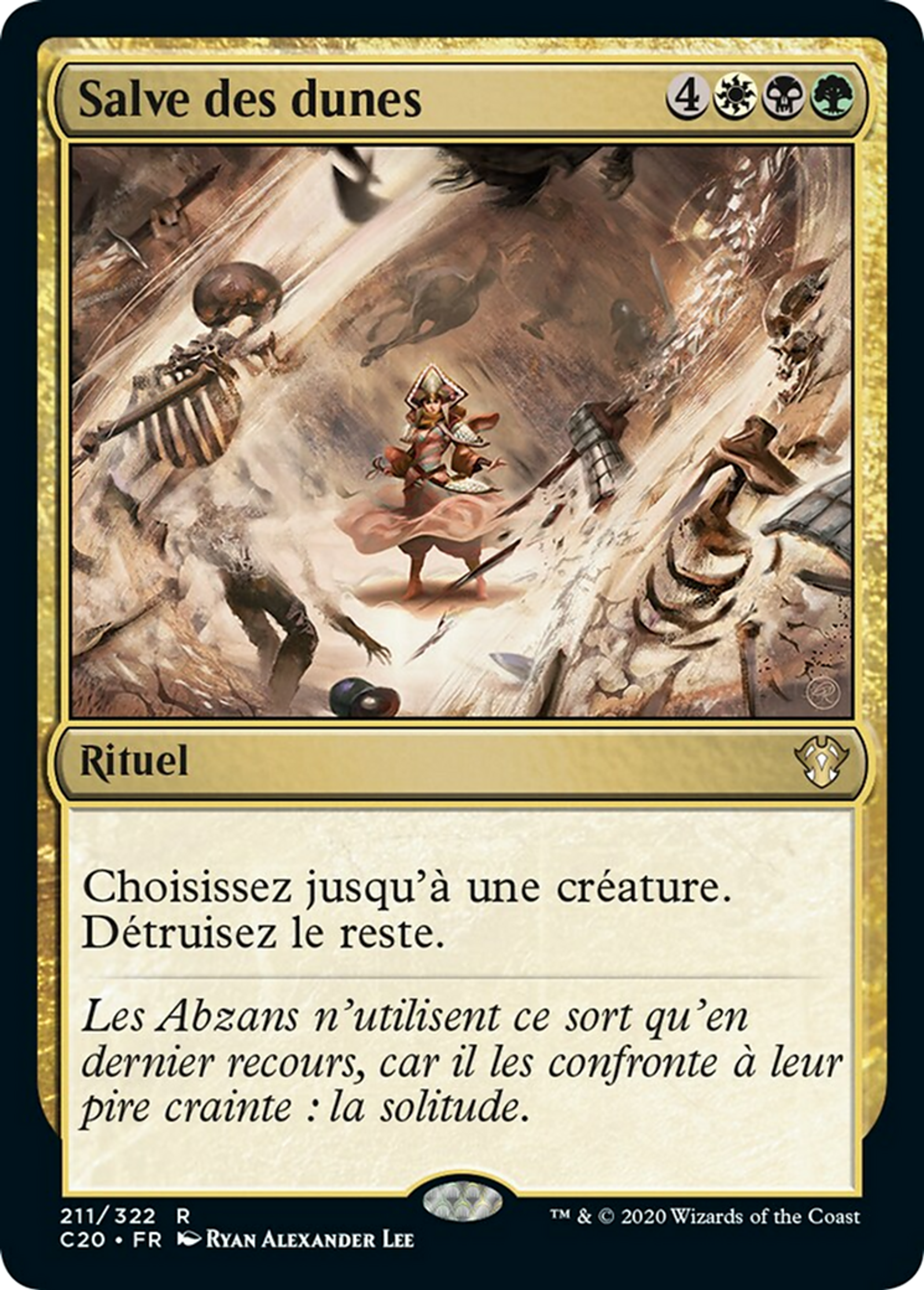 Salve des dunes — Commander 2020 — Magic: The Gathering