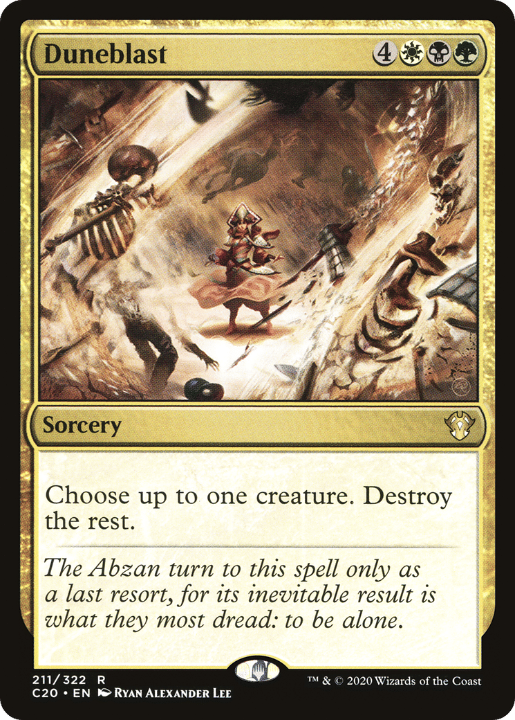 Duneblast — Commander 2020 — Magic: The Gathering
