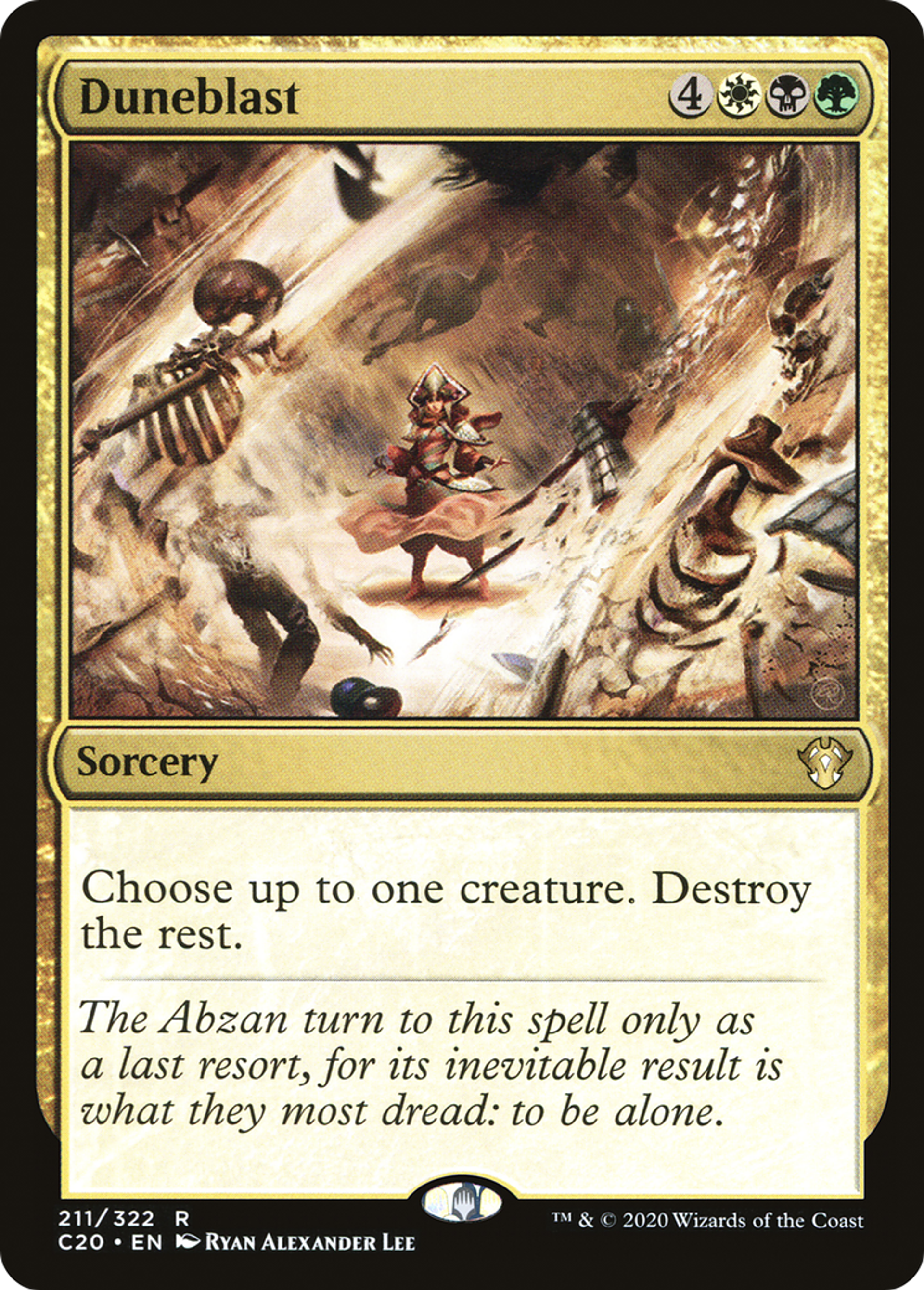Duneblast — Commander 2020 — Magic: The Gathering