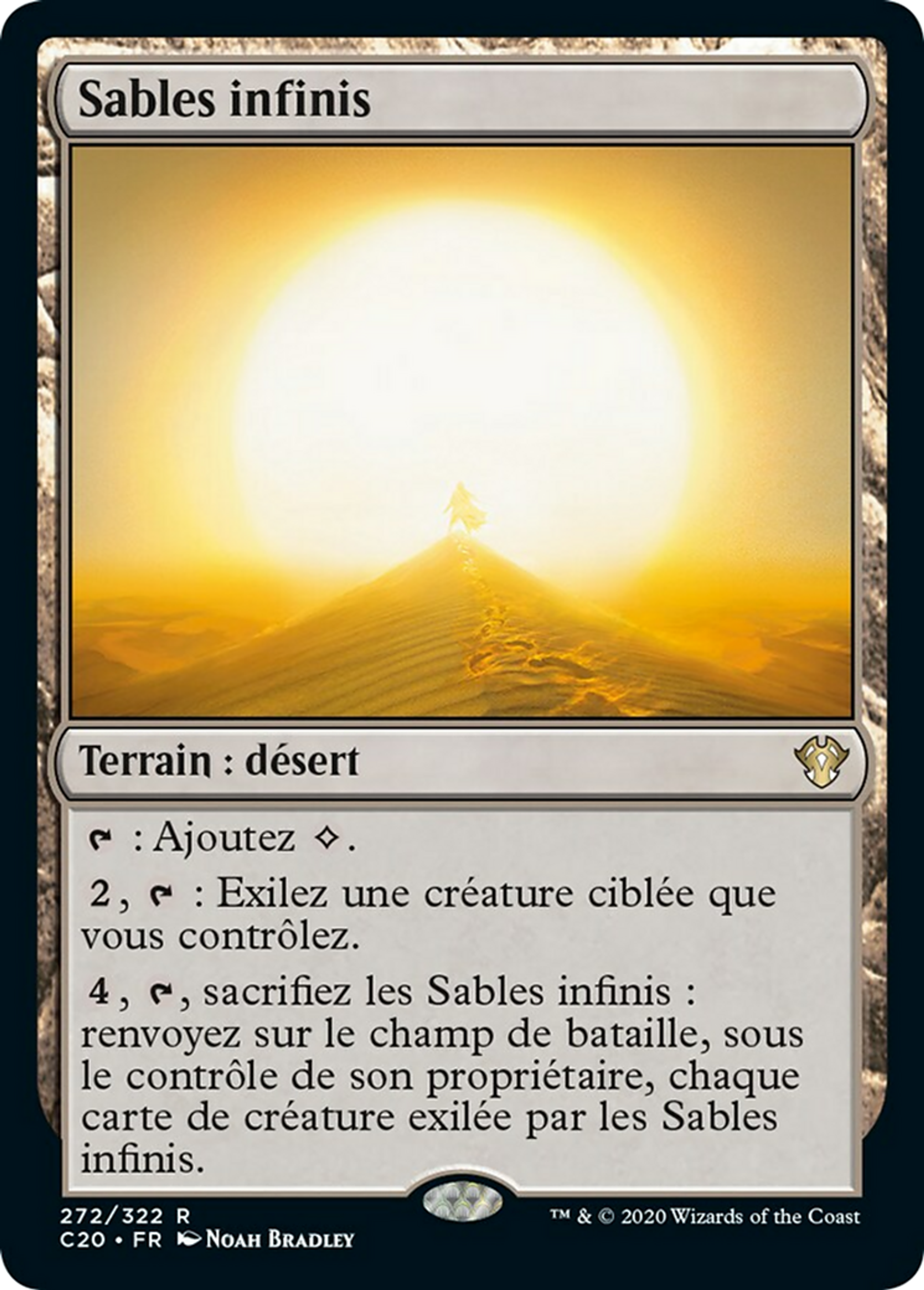 Sables infinis — Commander 2020 — Magic: The Gathering