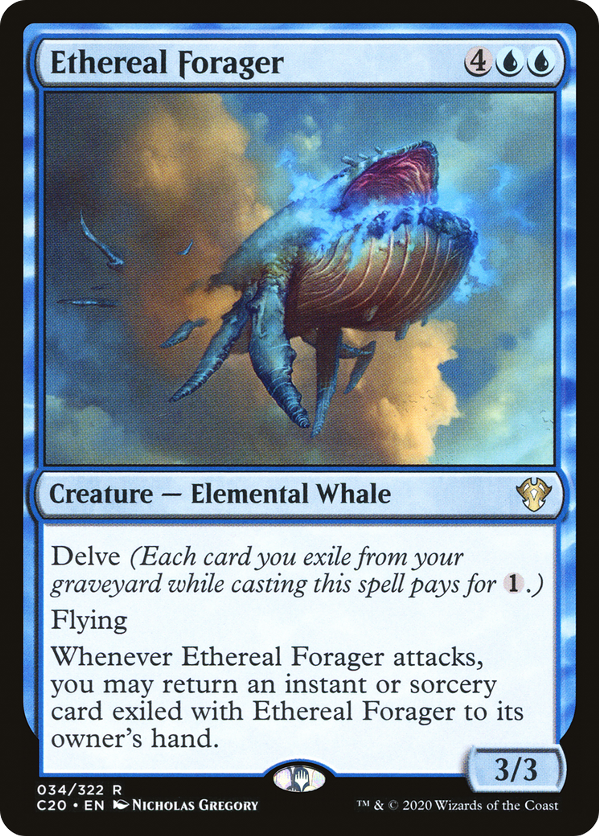 Ethereal Forager — Commander 2020 — Magic: The Gathering