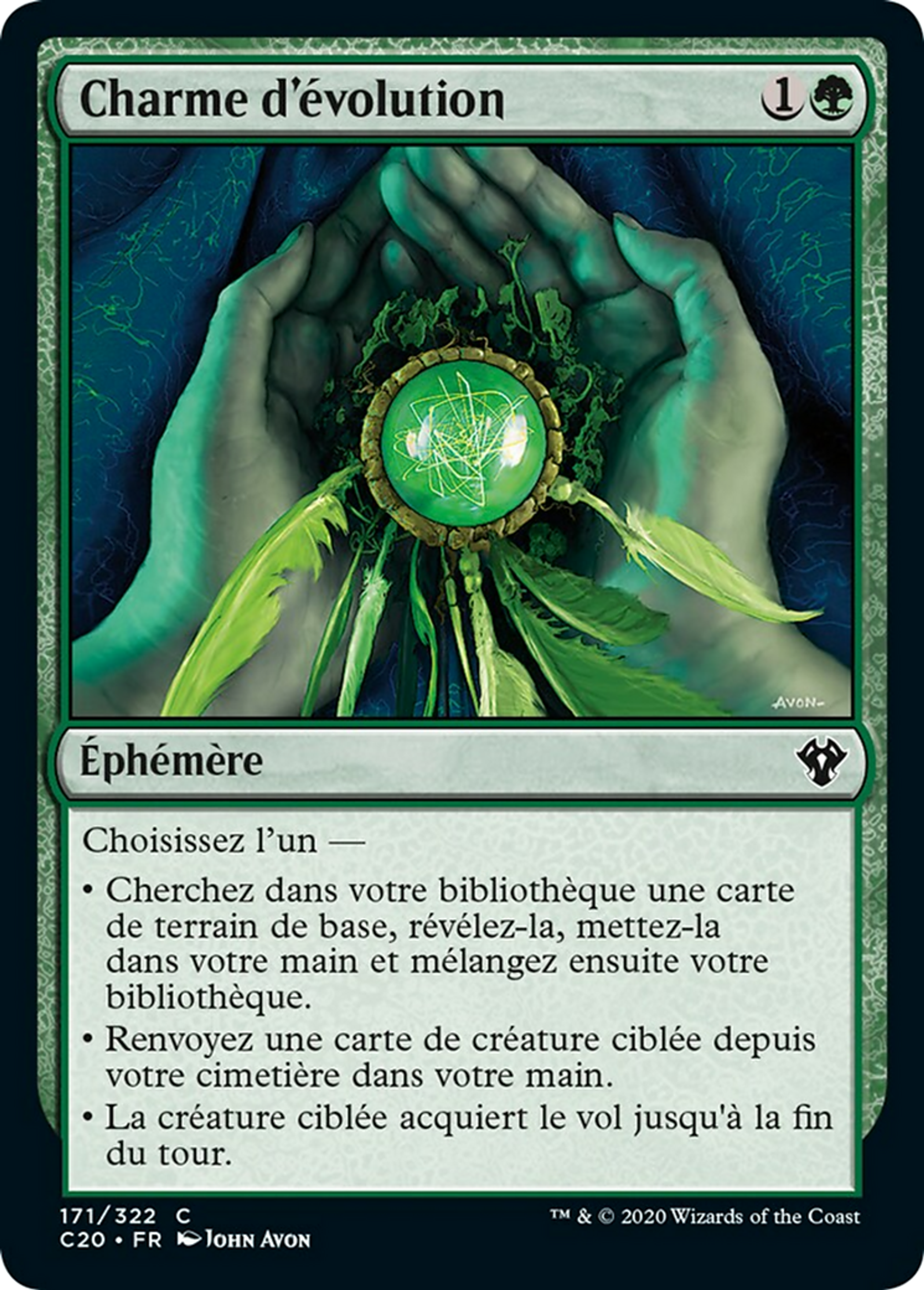 Charme d'évolution — Commander 2020 — Magic: The Gathering